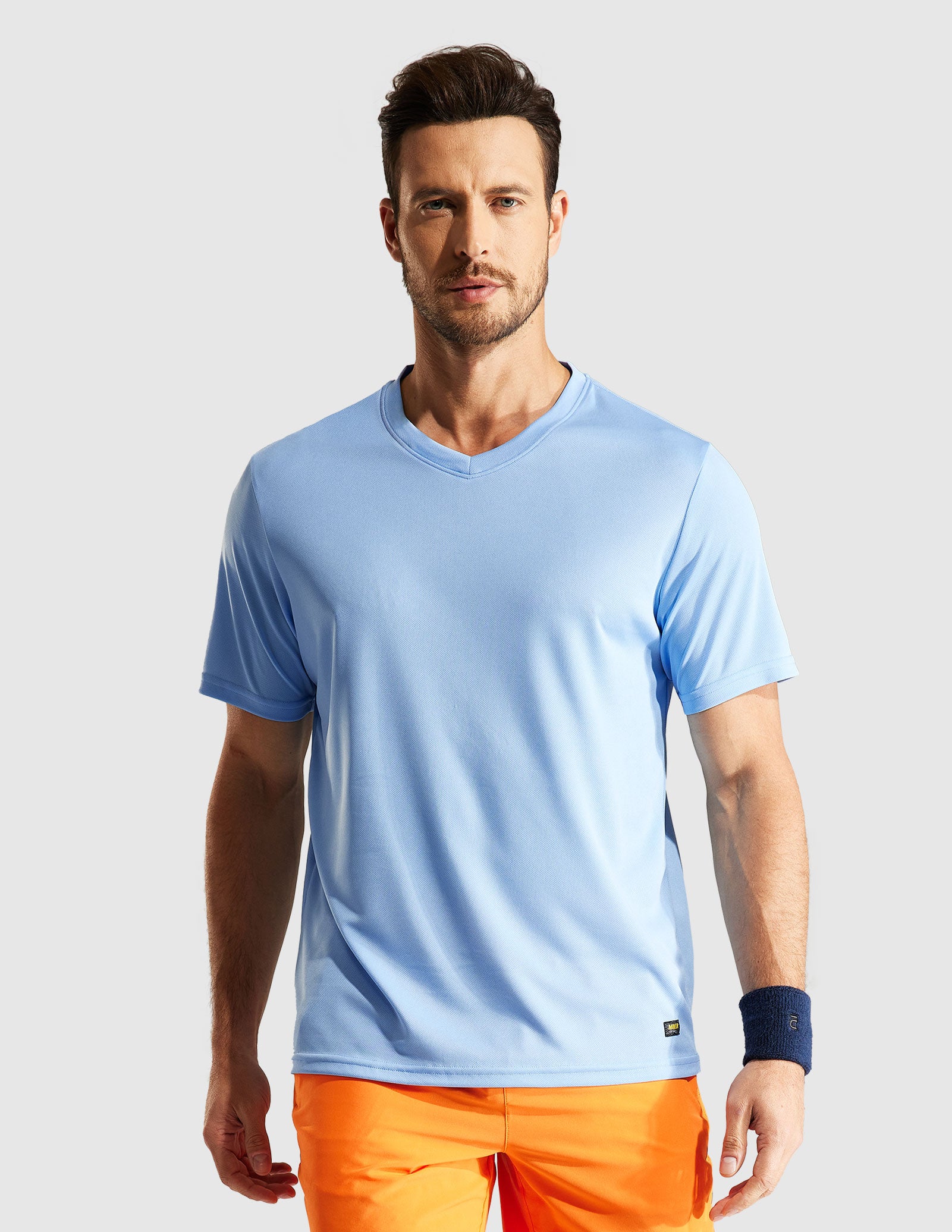 MIER Men's Dry Fit Performance Tees Eco Friendly and Moisture Wicking Men's T-Shirts