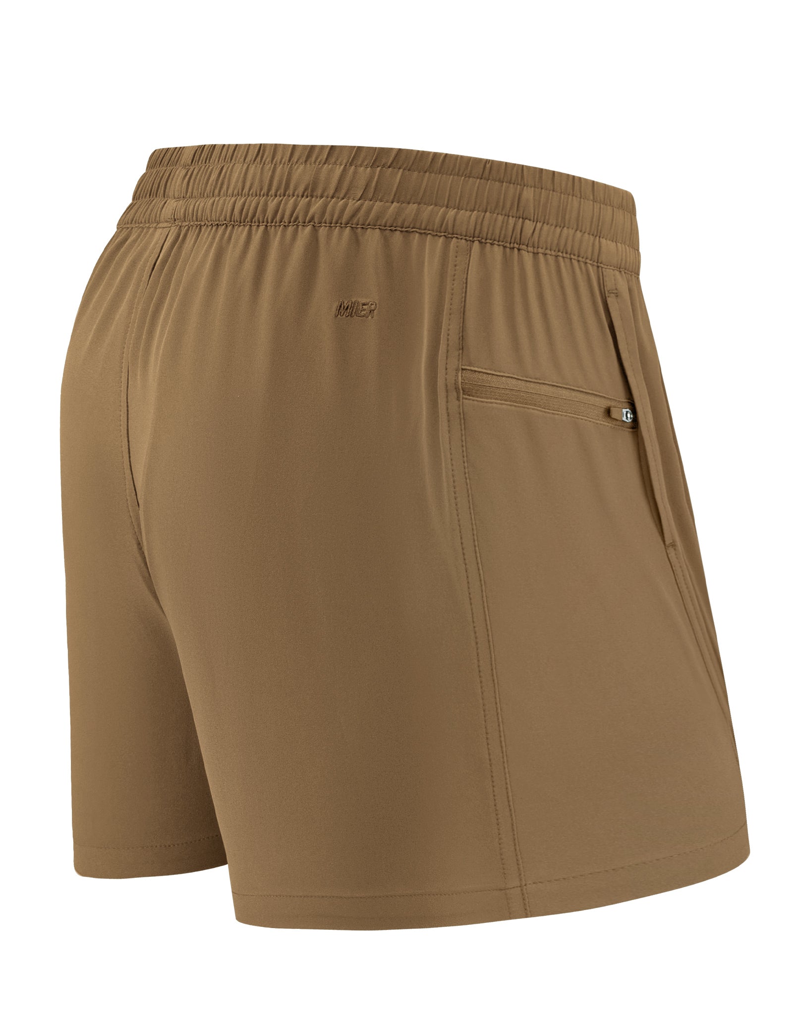 MIER Men's 3 Inch Athletic Running Shorts with Brief Liner Men's Shorts