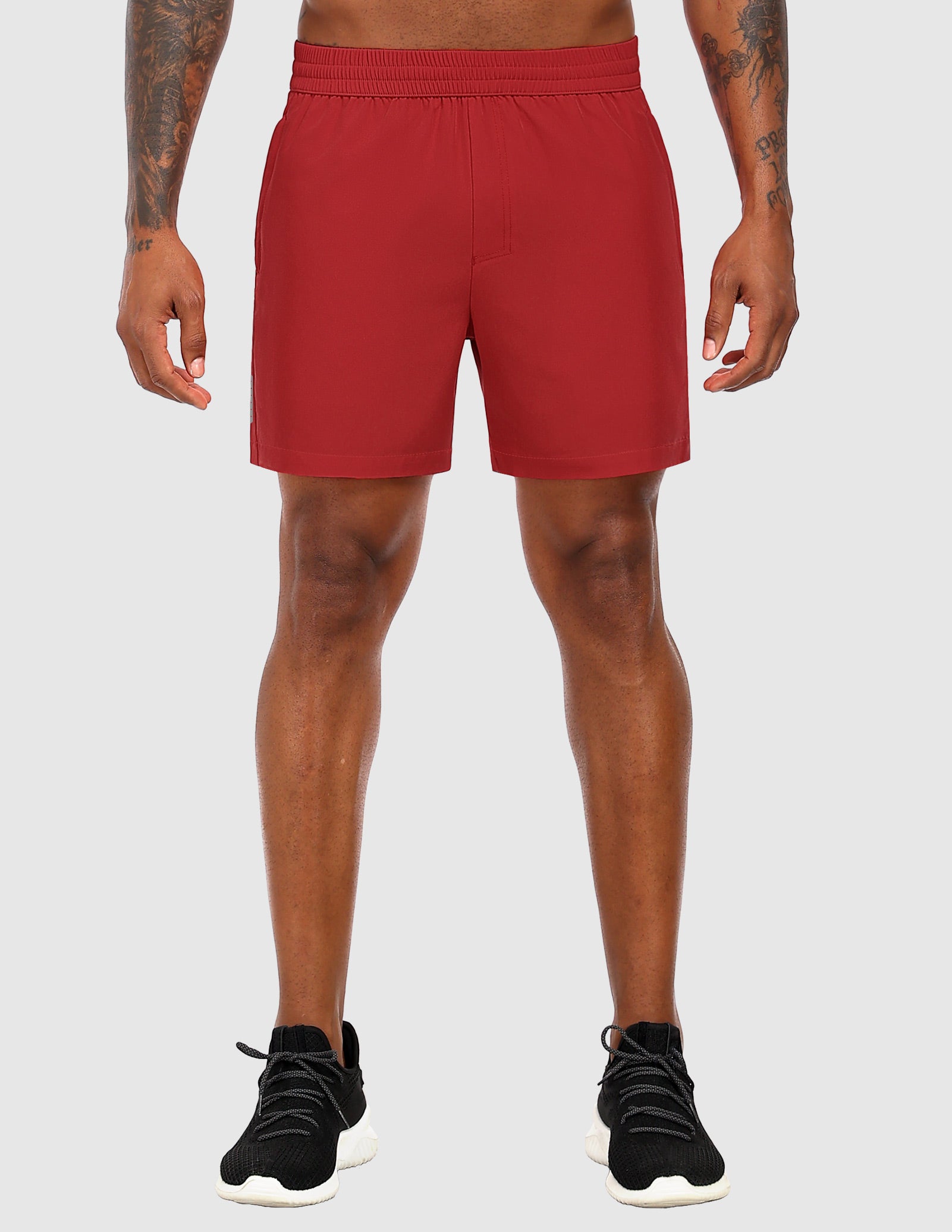 MIER Men's 5" Running Shorts with Phone Pockets, Quick-Dry Fit Men's Shorts