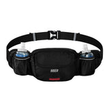 MIER Running Hydration Belt with 2 Soft Flasks Running Vest Black