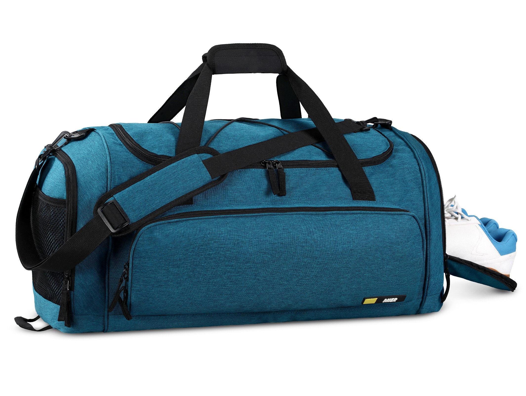 MIER Large Duffel Bag Gym Bag with Shoe Compartment Gym Duffel Bag Teal