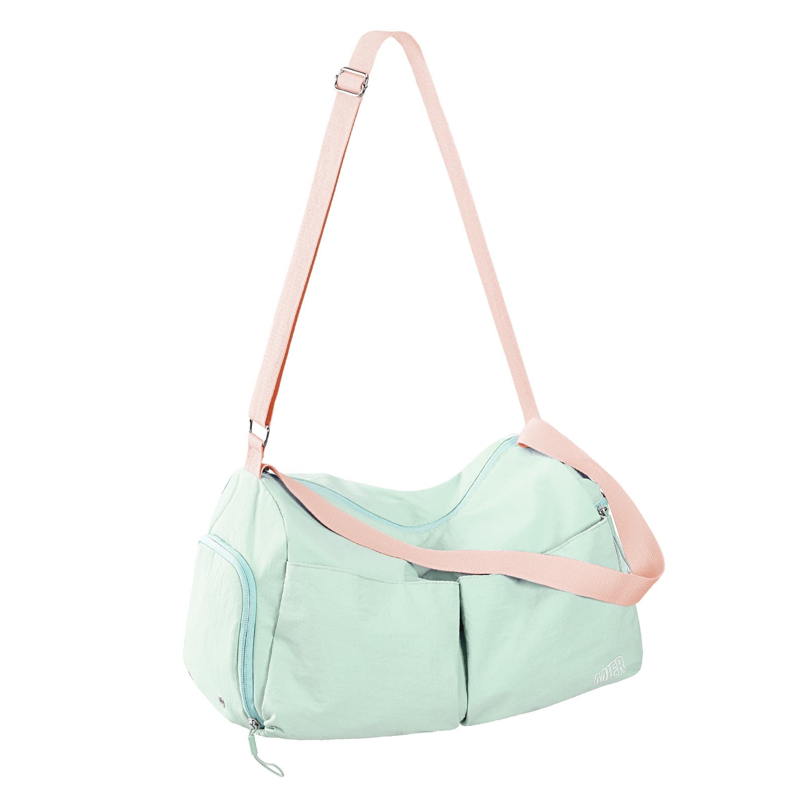MIER Women's Gym Bag & Sports Duffel with Wet Pocket Gym Duffel Bag Mint Mist / Small
