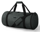 MIER Sports Duffle Bag with Shoe & Wet Pocket Gym Duffel Bag Dark Grey / 35L