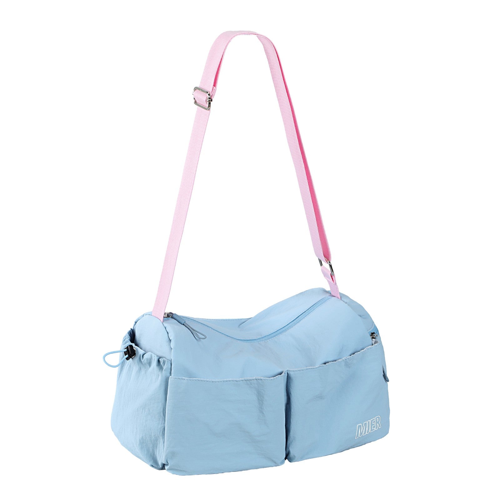 MIER Women's Gym Bag & Sports Duffel with Wet Pocket Gym Duffel Bag Blue / Mini