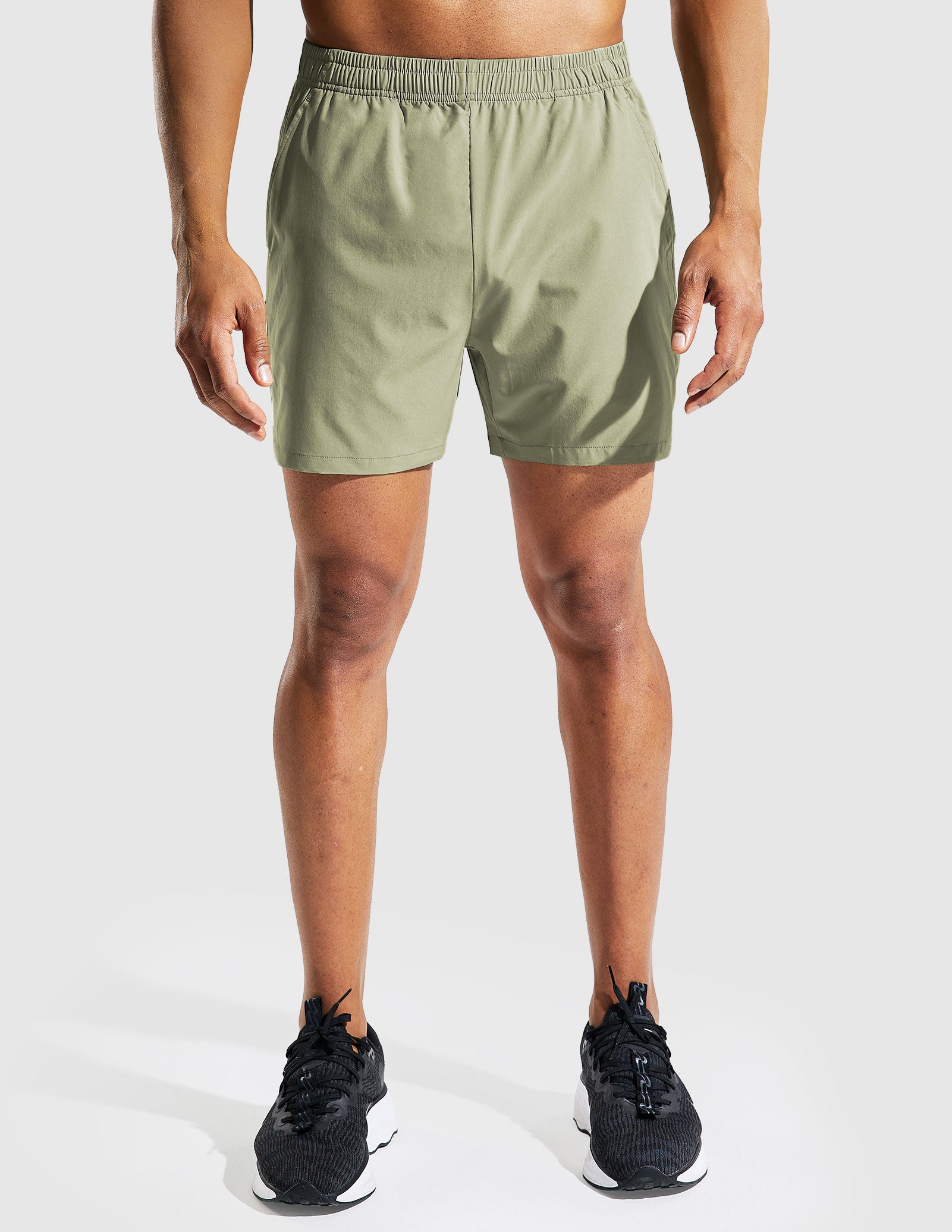 MIER Men's 5 Inch Quick Dry Running Shorts with Pockets Men's Shorts