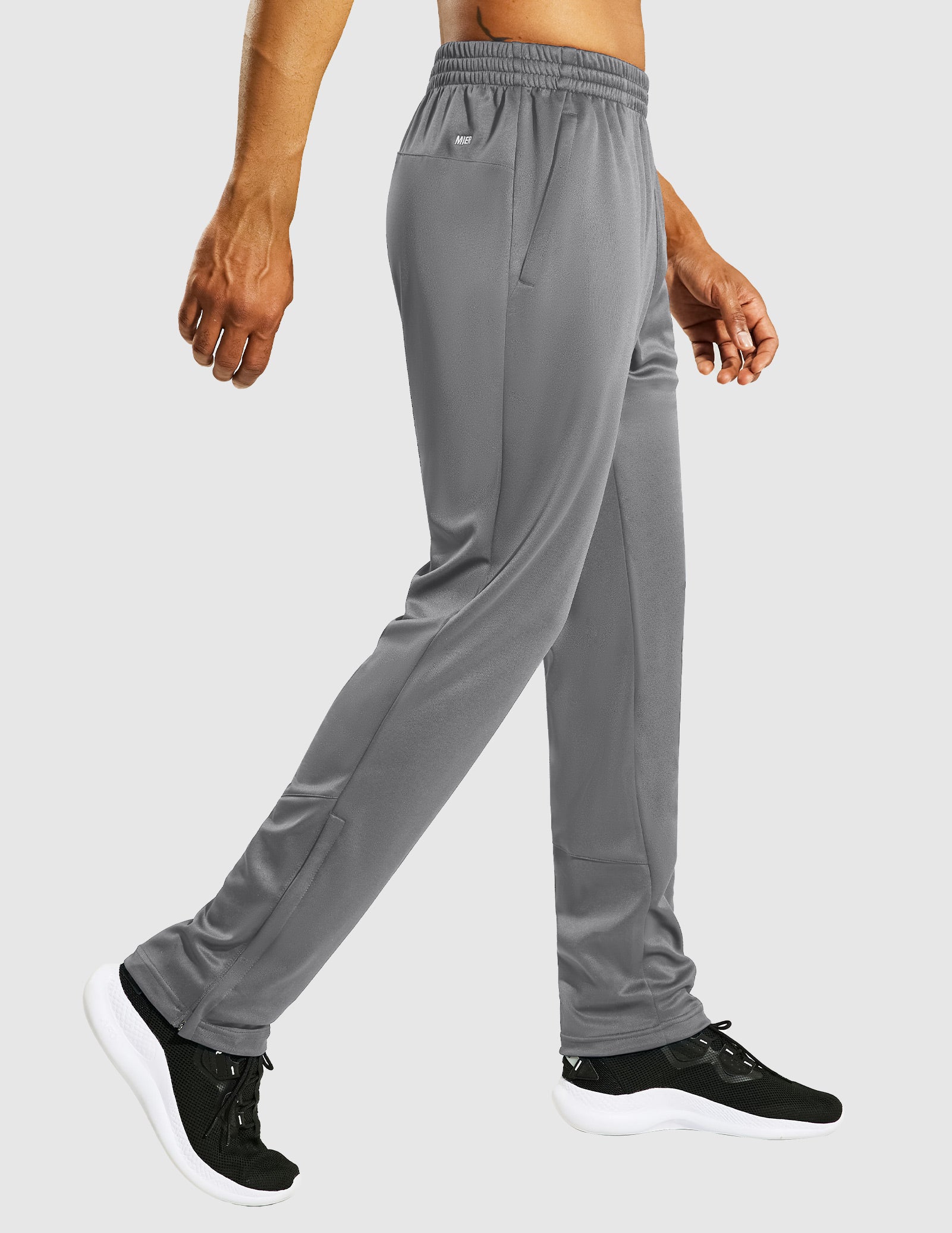 MIER Men’s Running Track Pants – Moisture-Wicking, Stretch Athletic Joggers Men's Train Pants
