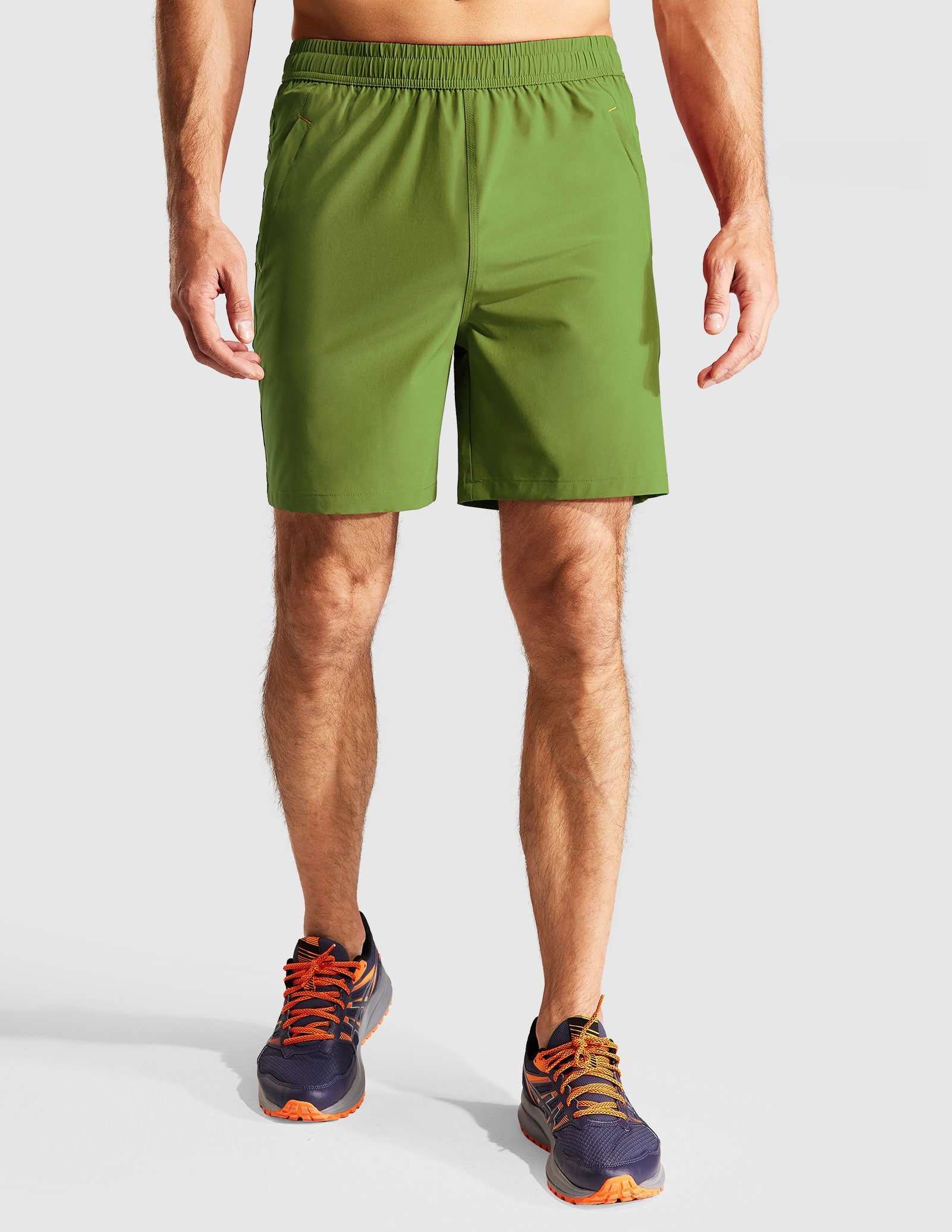 MIER Men's 7 Inch Quick Dry Running Shorts with Phone Pocket Men's Shorts