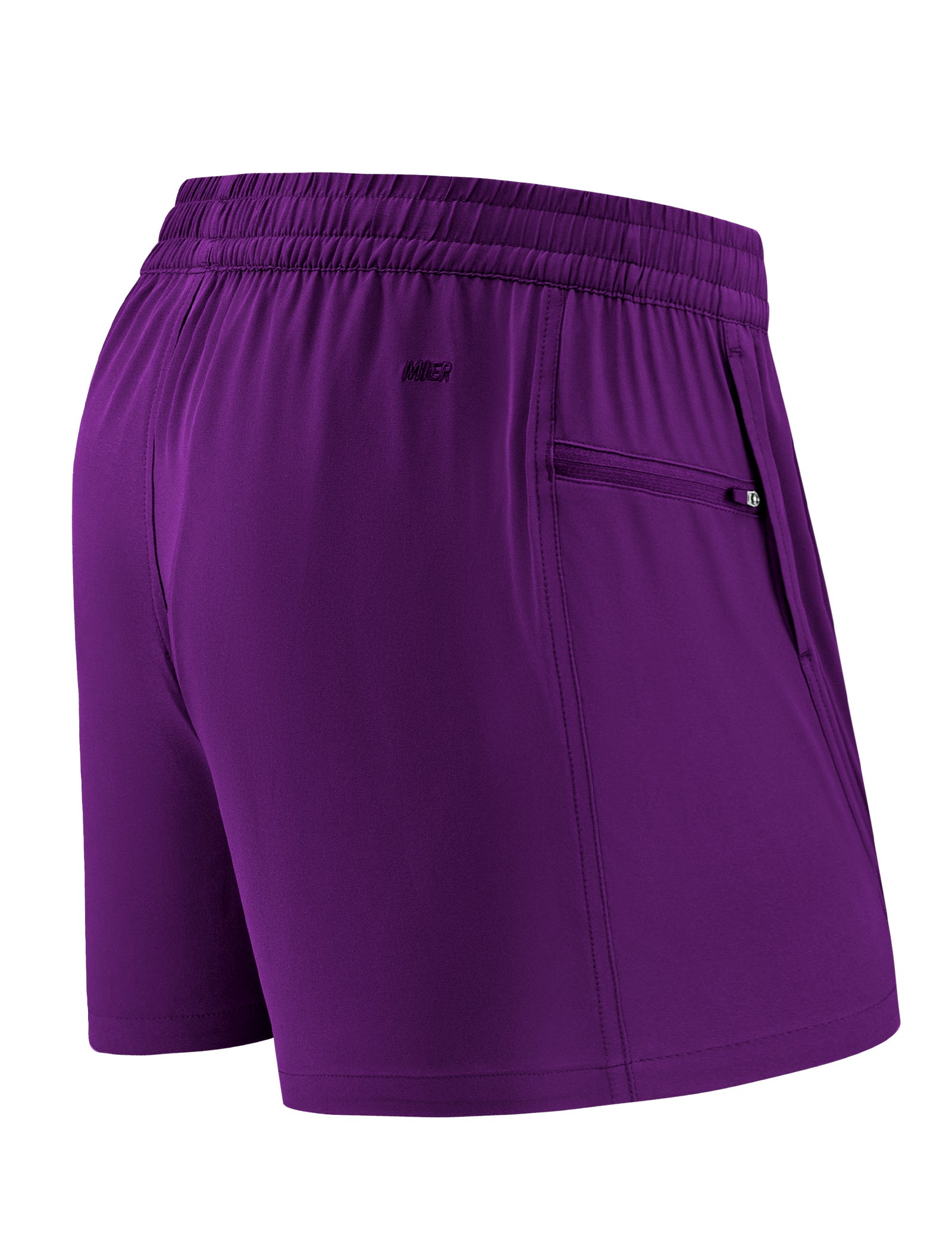 MIER Men's 3 Inch Athletic Running Shorts with Brief Liner Men's Shorts