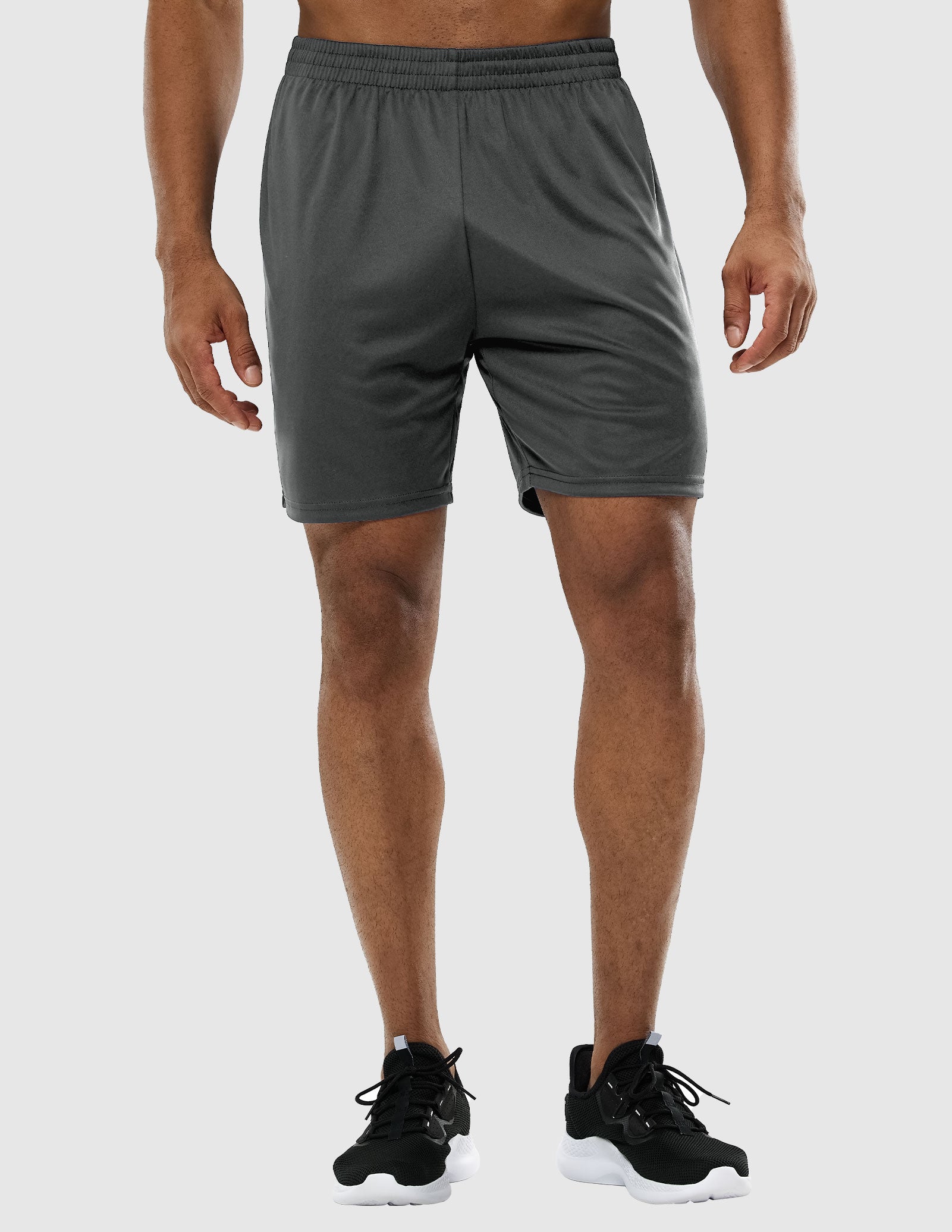 MIER Men Quick-Dry Athletic Running Shorts without Pockets Men's Shorts