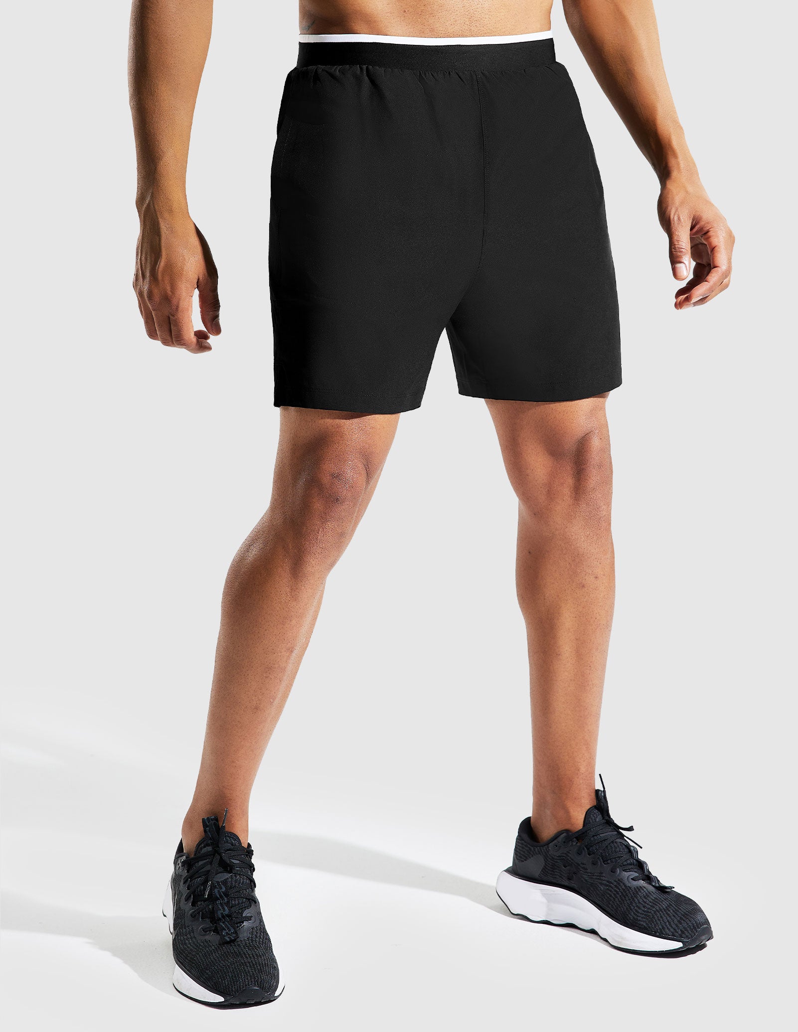 MIER Men's 2 in 1 Running Shorts with Liner 5 Inch Men's Shorts