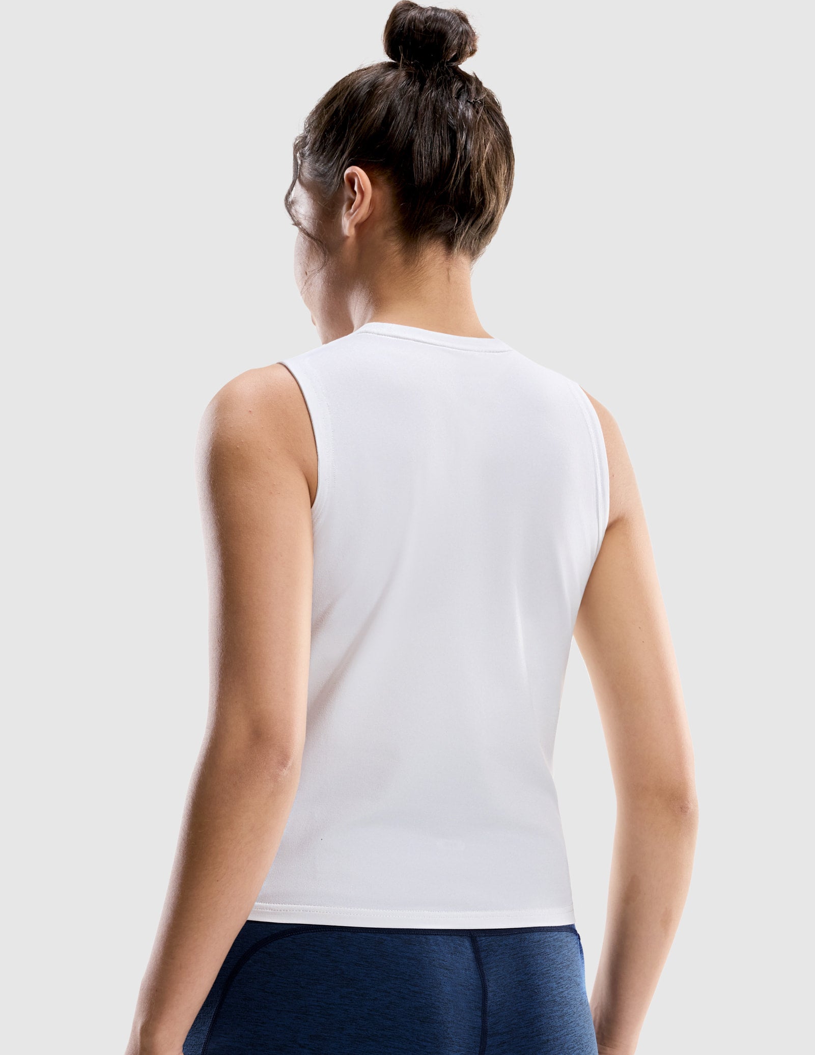 MIER Women’s Buttery-Soft Skimmer Tank Top High-Hip Workout Shirt Women's Tank Top
