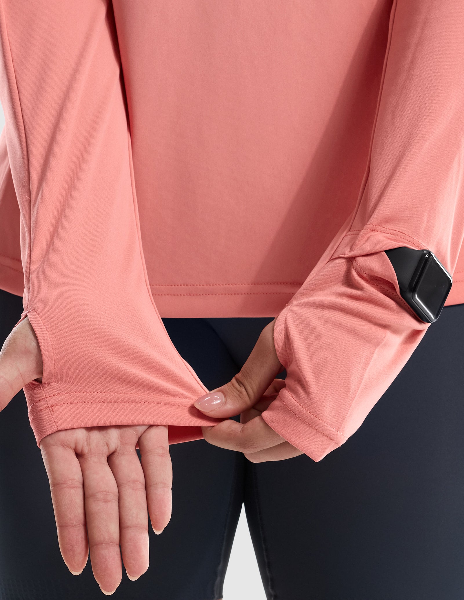 MIER Women's UPF 50+ Running Hoodie Lightweight Sun Protection Shirt Women Shirts