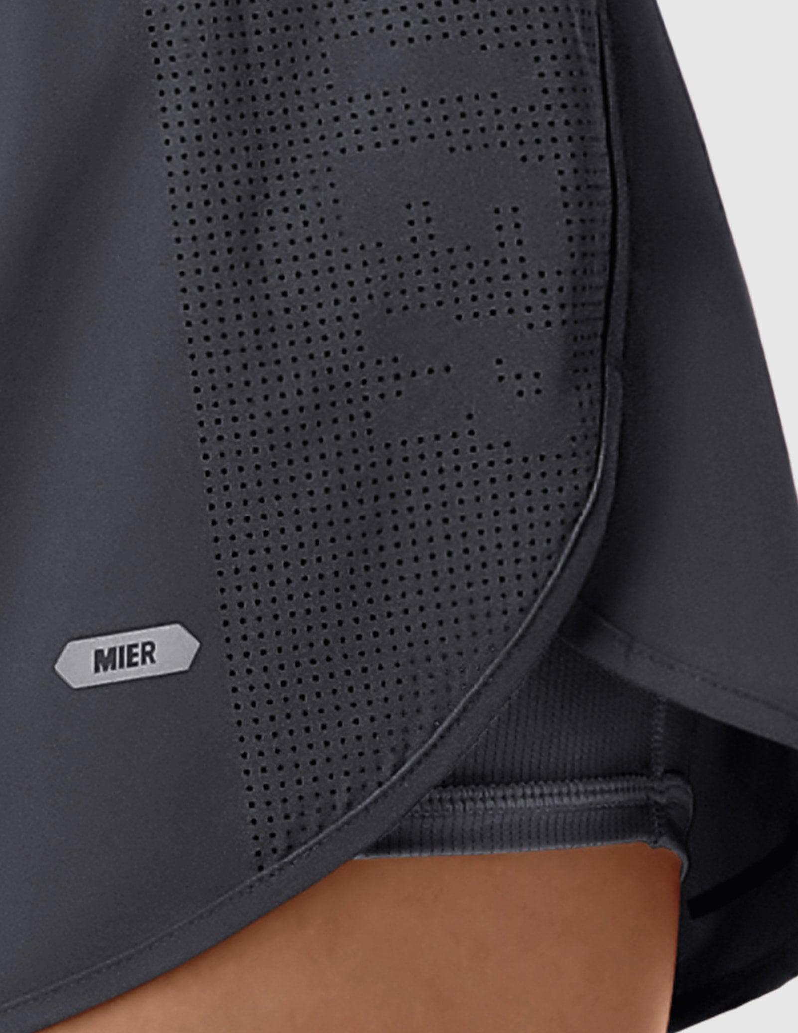 MIER Women’s 2 in 1 Running Shorts with Phone Pocket 3" Women Shorts