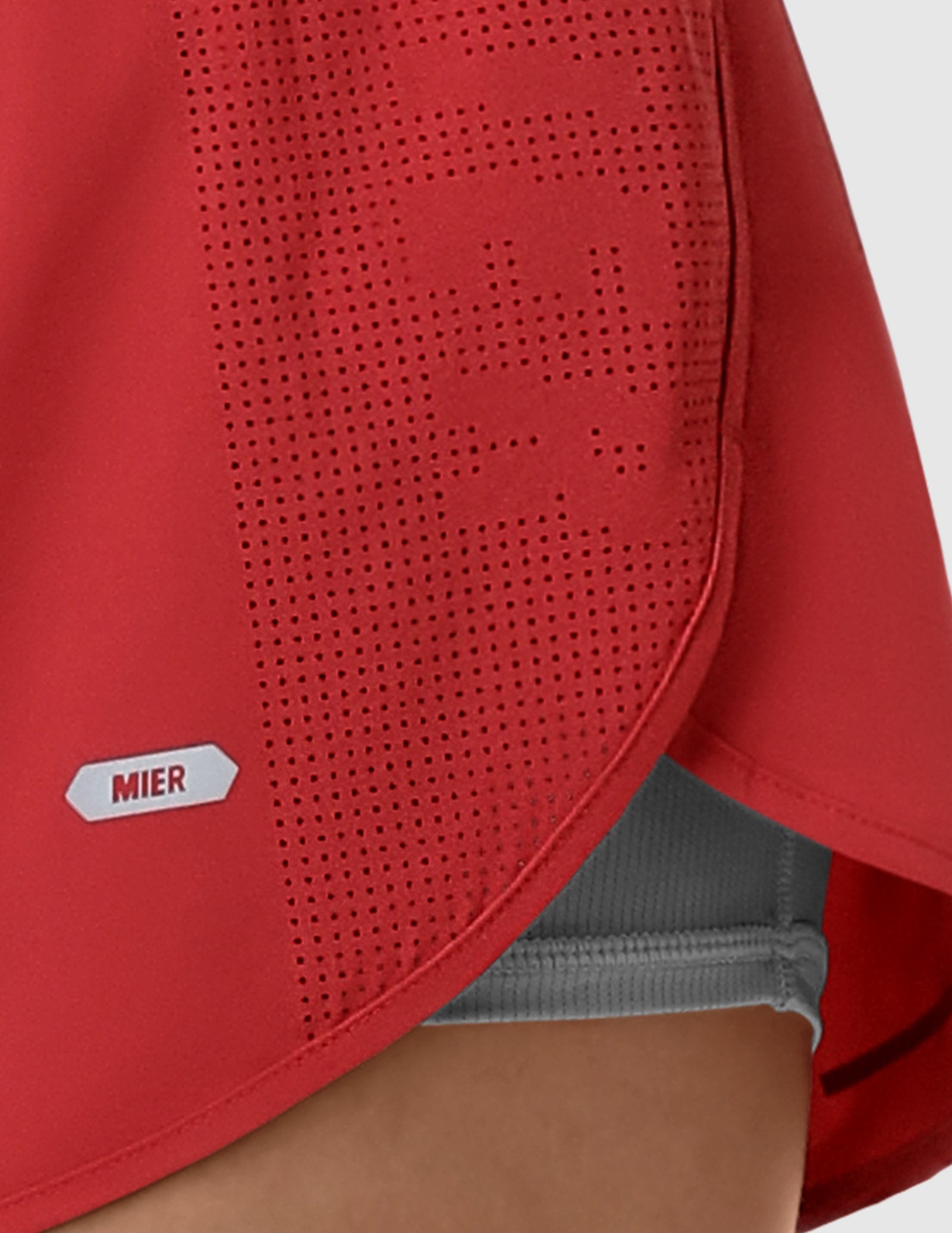 MIER Women’s 2 in 1 Running Shorts with Phone Pocket 3" Women Shorts