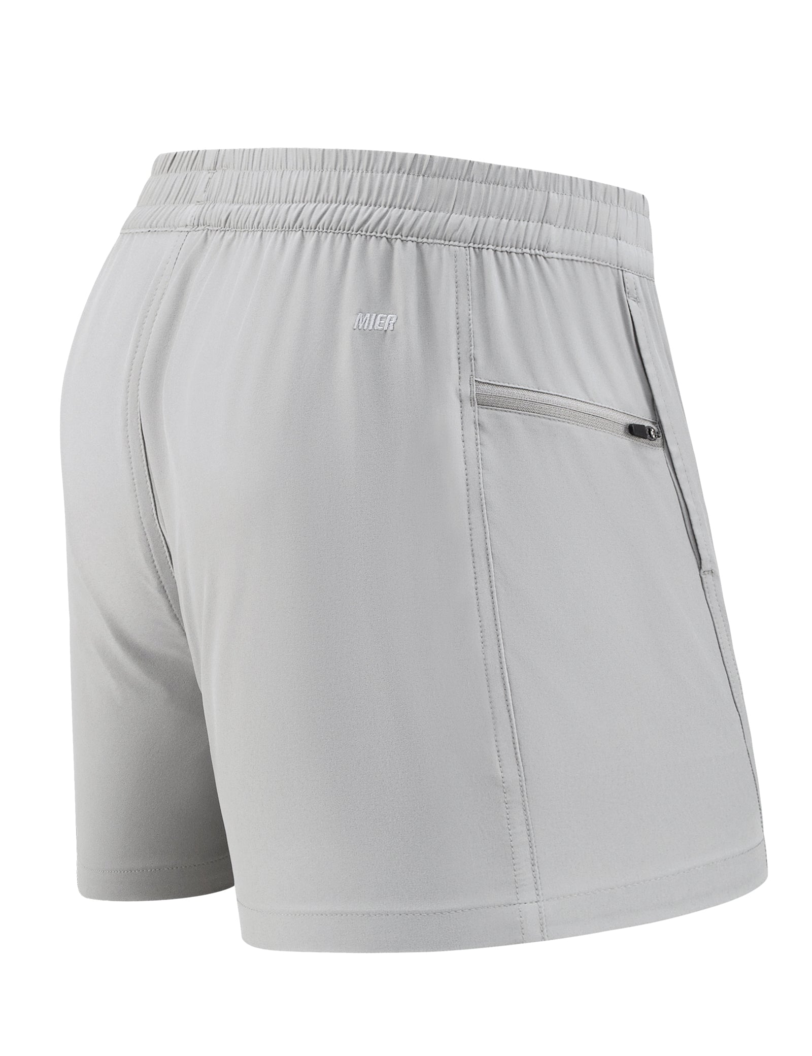 MIER Men's 3 Inch Athletic Running Shorts with Brief Liner Men's Shorts