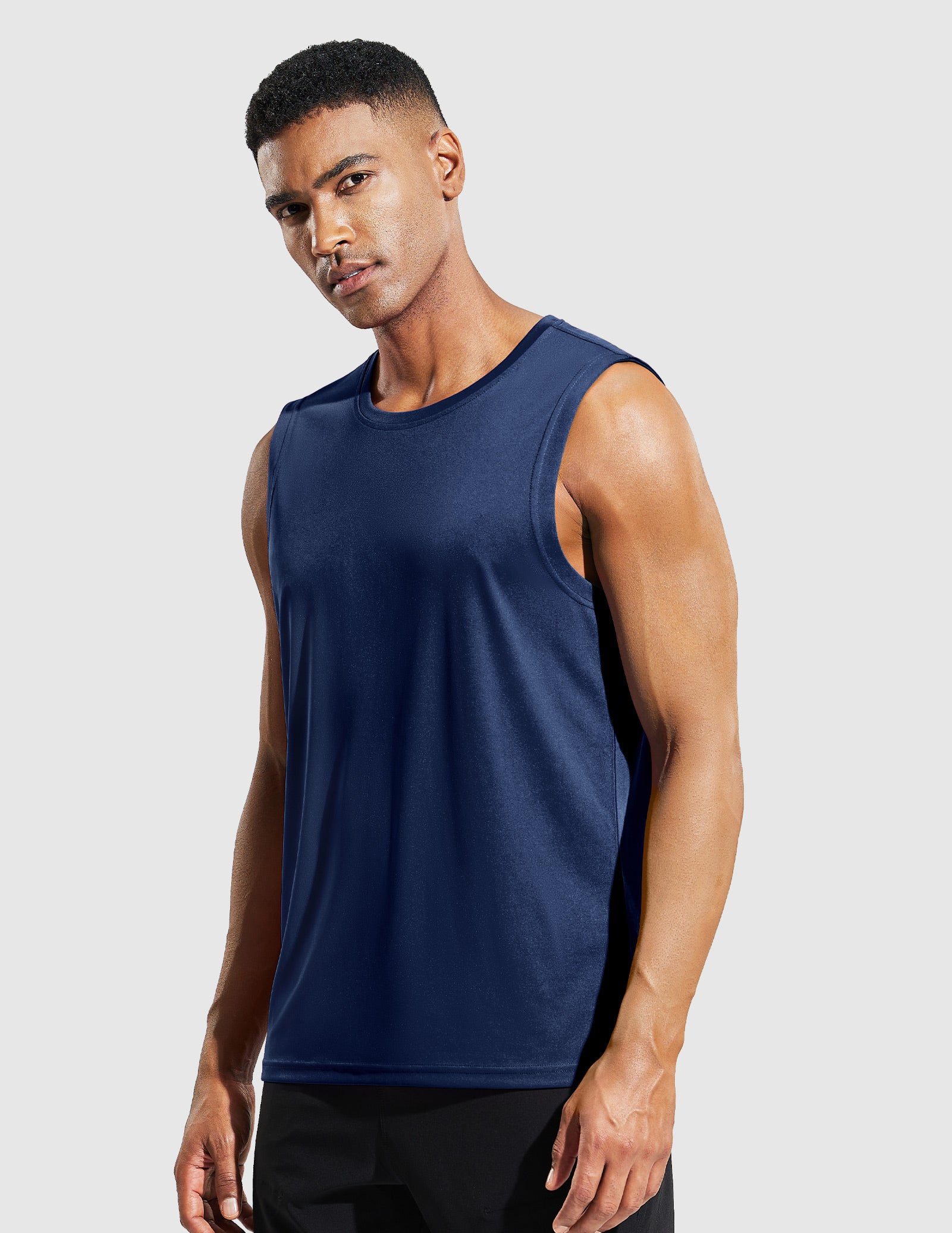 MIER Men’s Cool Running Tank Top Sleeveless Shirt Men's Tank Top