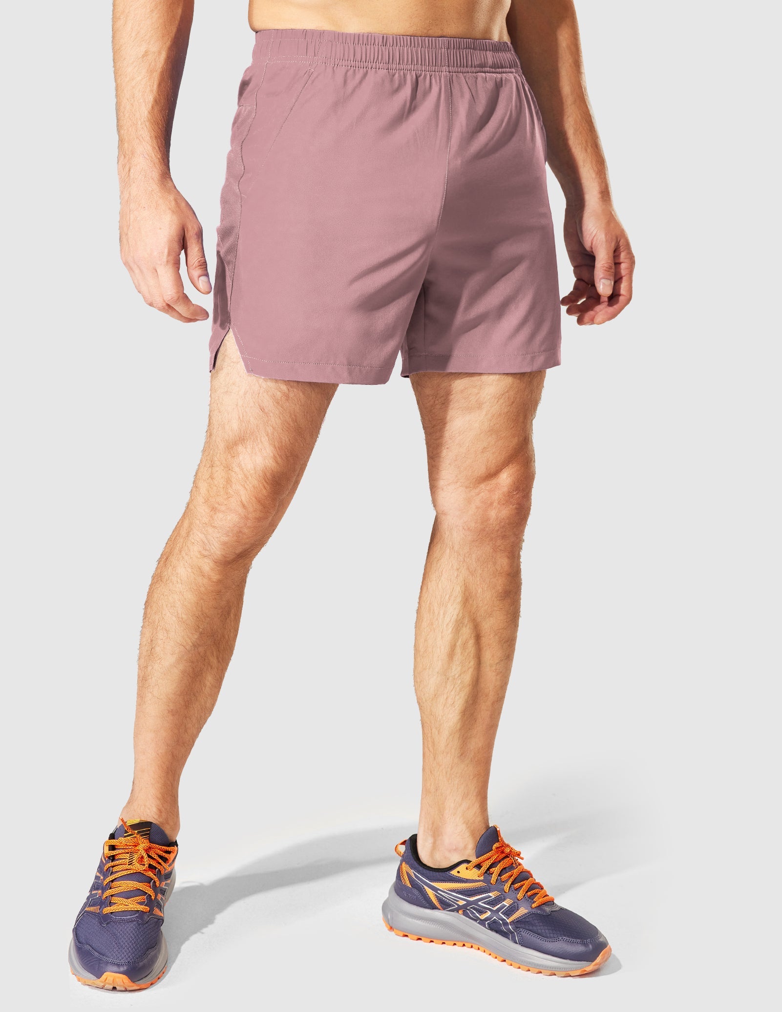 MIER Men's Workout Running Shorts 5 Inches Quick Dry Shorts Men's Shorts
