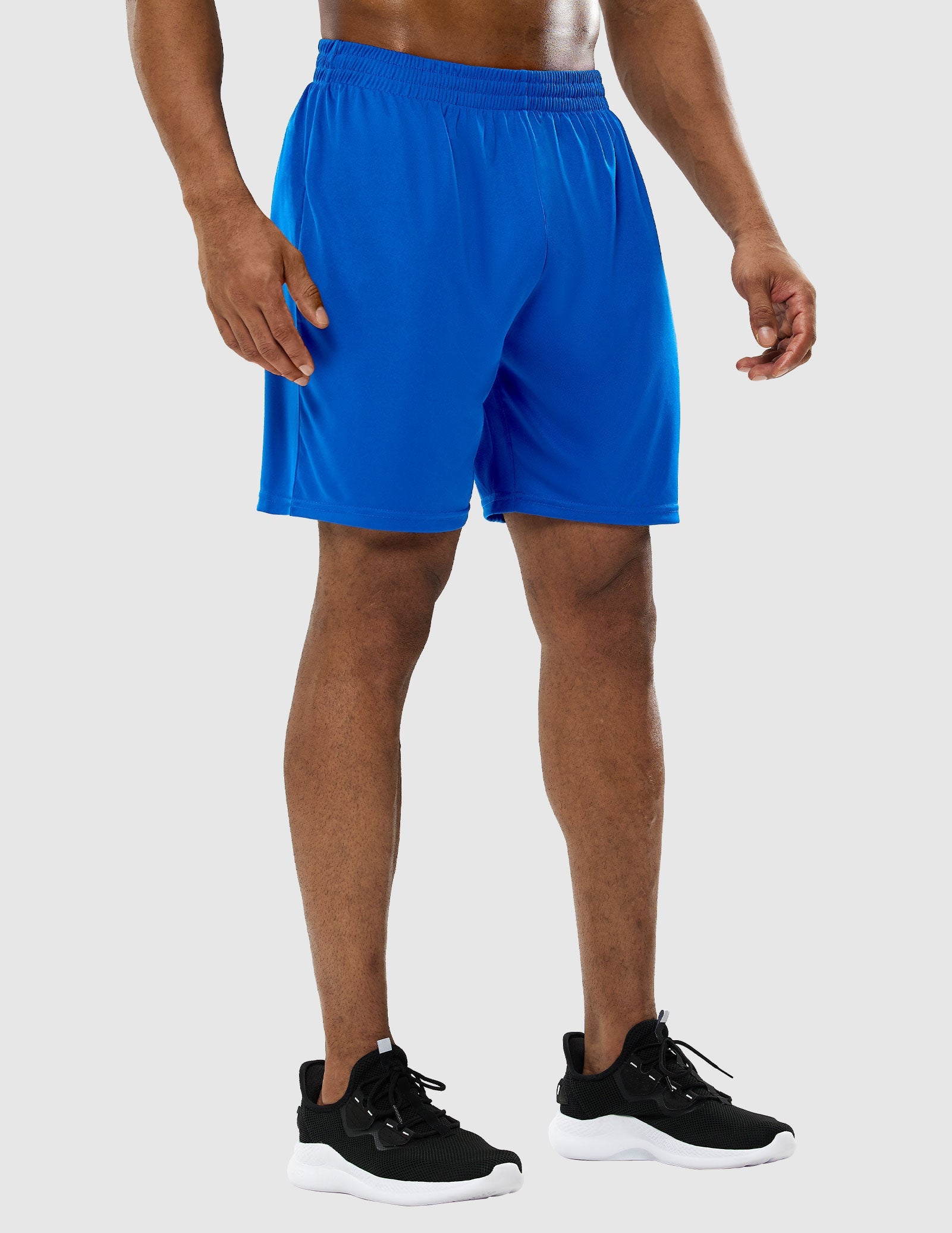 MIER Men Quick-Dry Athletic Running Shorts without Pockets Men's Shorts
