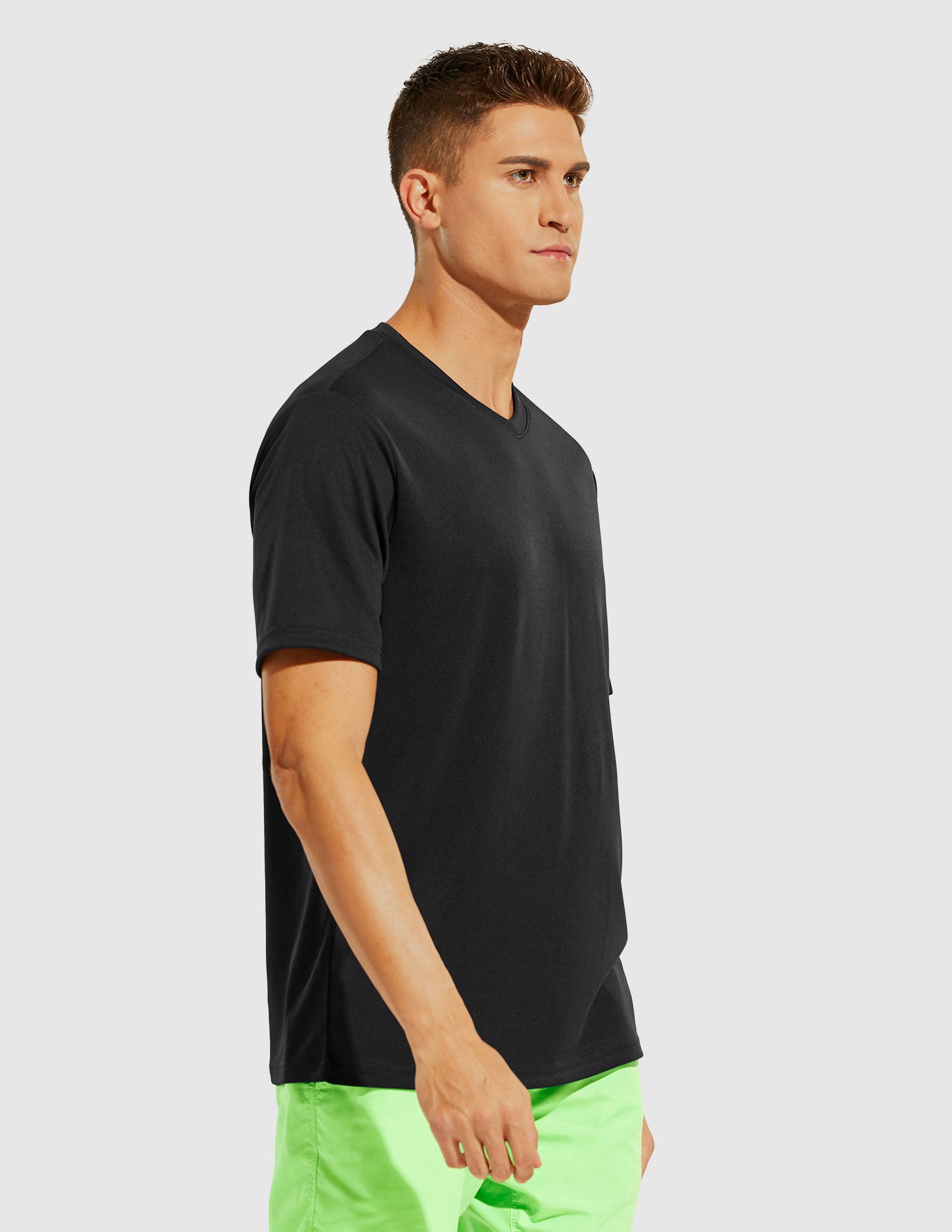 MIER Men's Dry Fit Performance Tees Eco Friendly and Moisture Wicking Men's T-Shirts