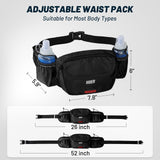 MIER Running Hydration Belt with 2 Soft Flasks Running Vest