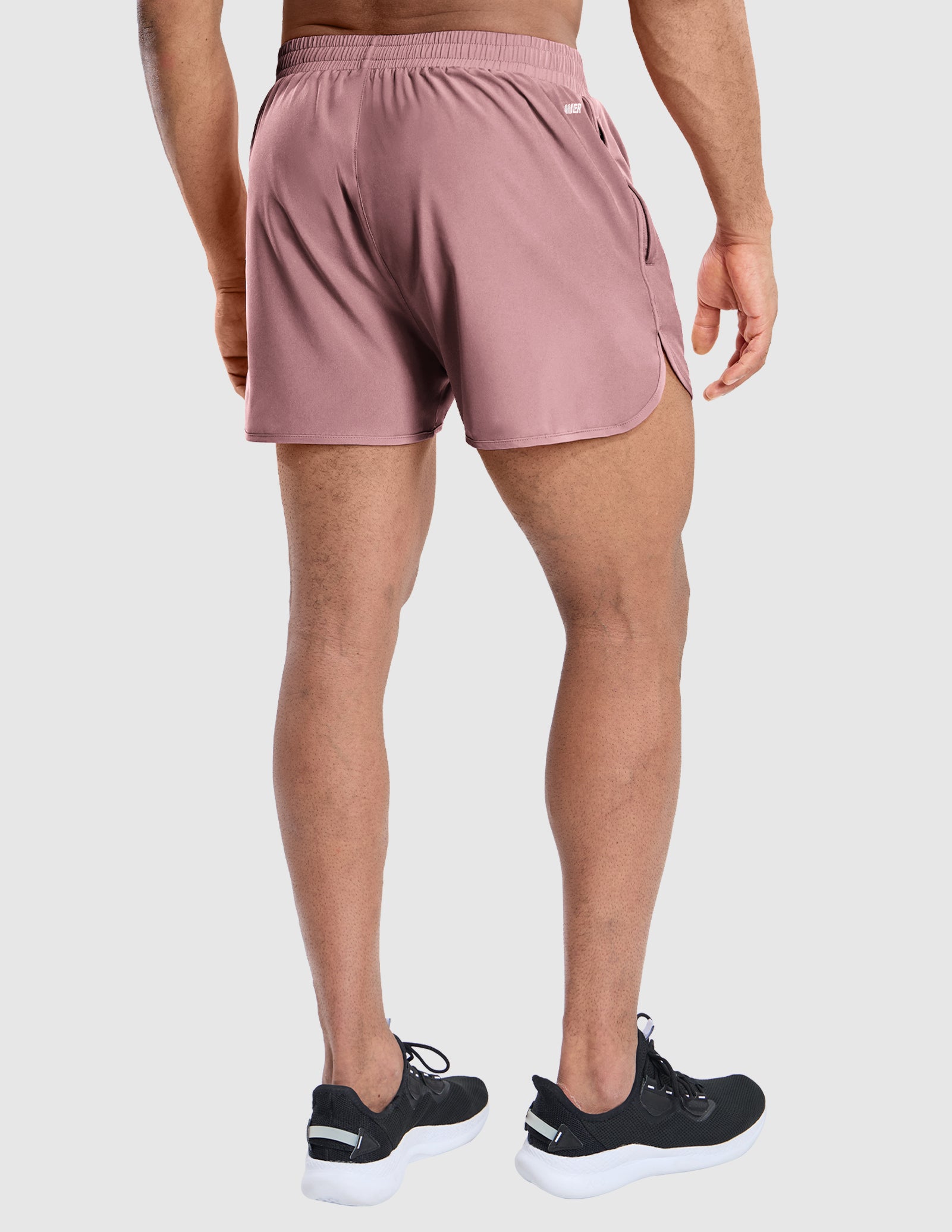 MIER Men's 3 Inch Marathon Running Shorts with Brief Liner Men's Shorts