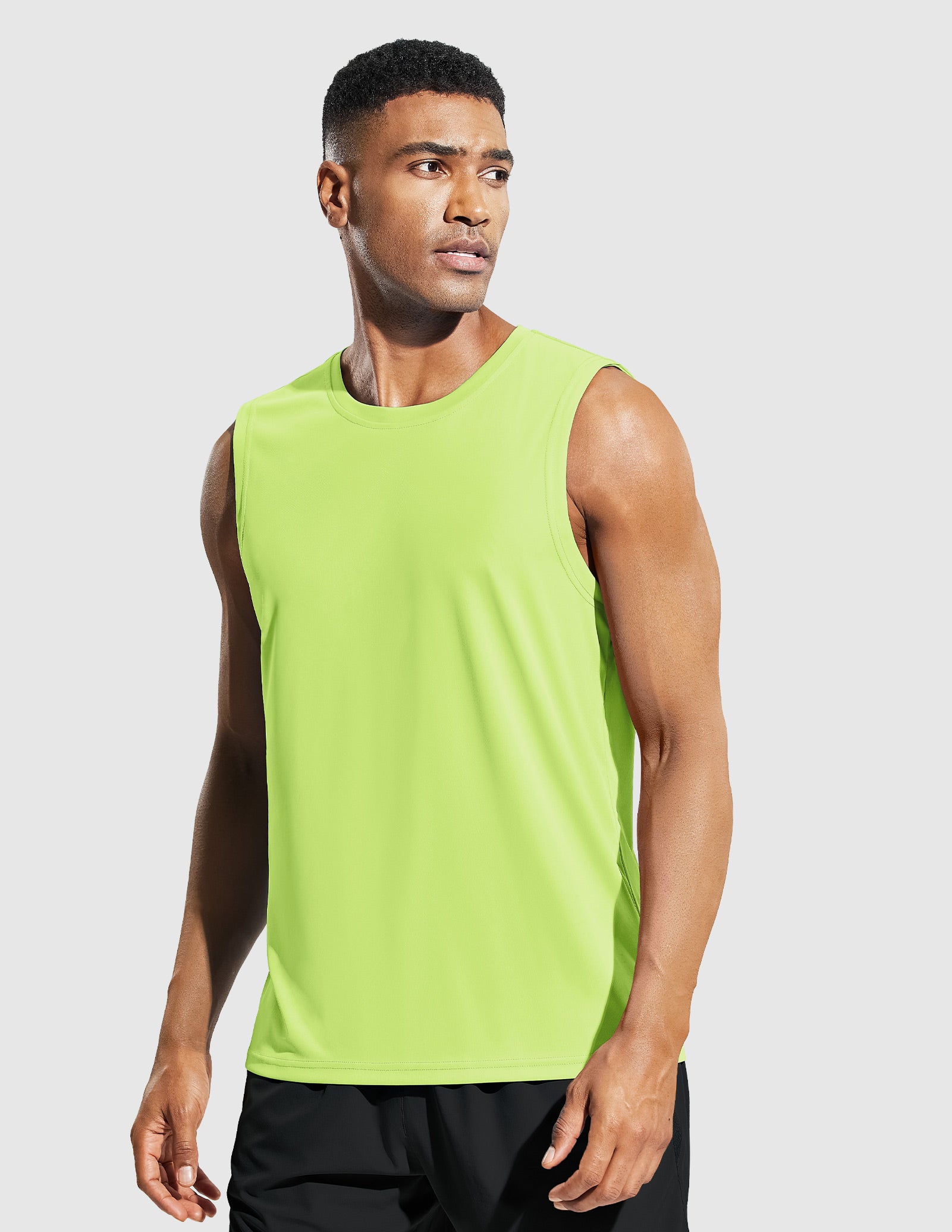 MIER Men’s Cool Running Tank Top Sleeveless Shirt Men's Tank Top
