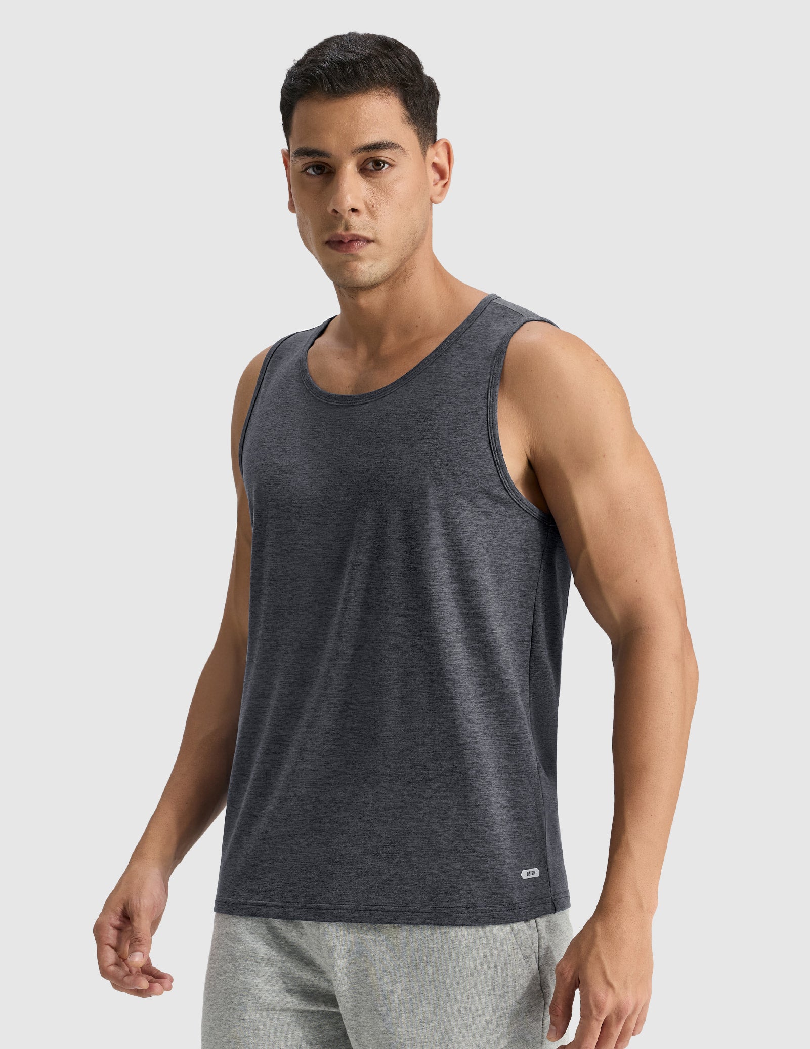 MIER Men’s Buttery Soft High-Mobility Tank Ultra-Soft Gym Shirt Men's Tank Top