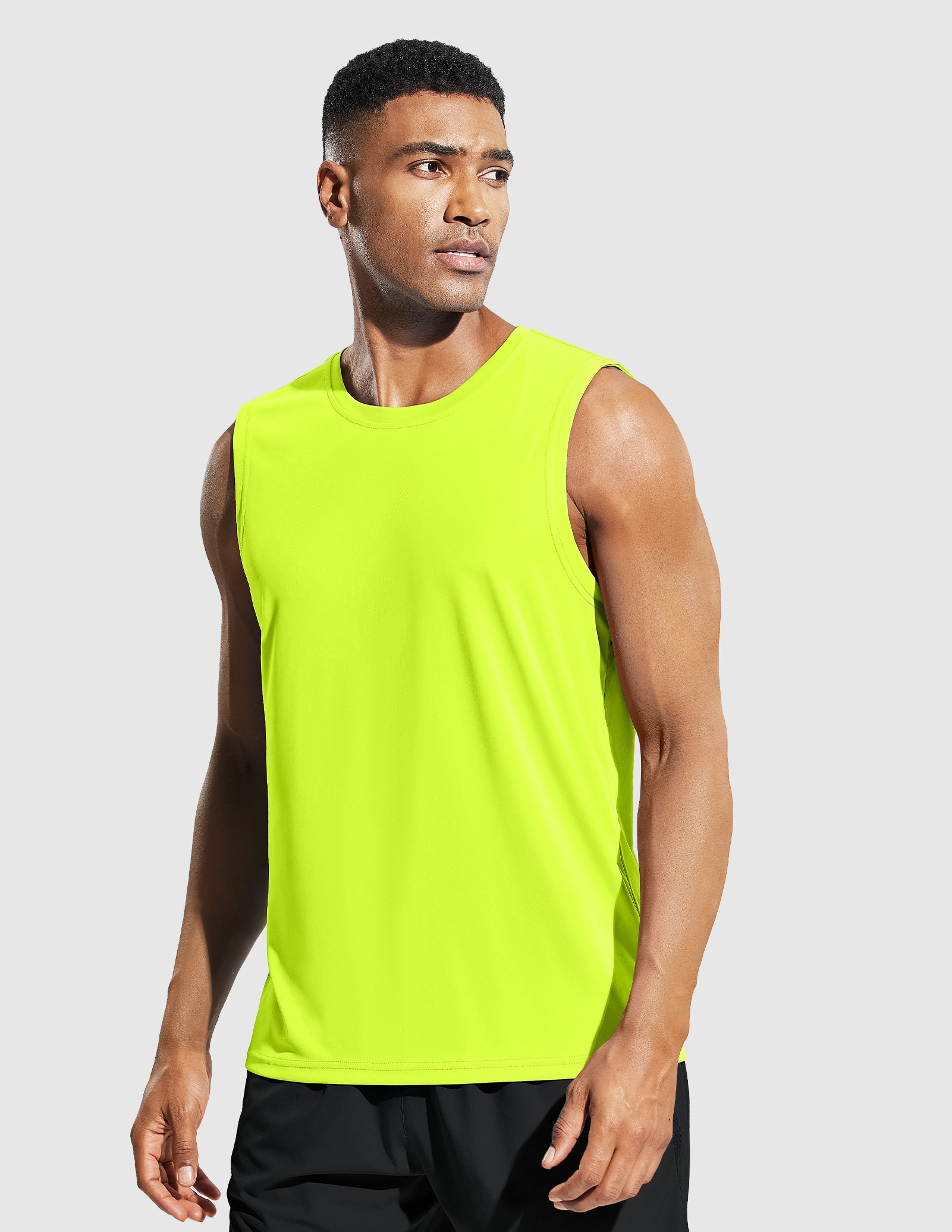 MIER Men’s Cool Running Tank Top Sleeveless Shirt Men's Tank Top