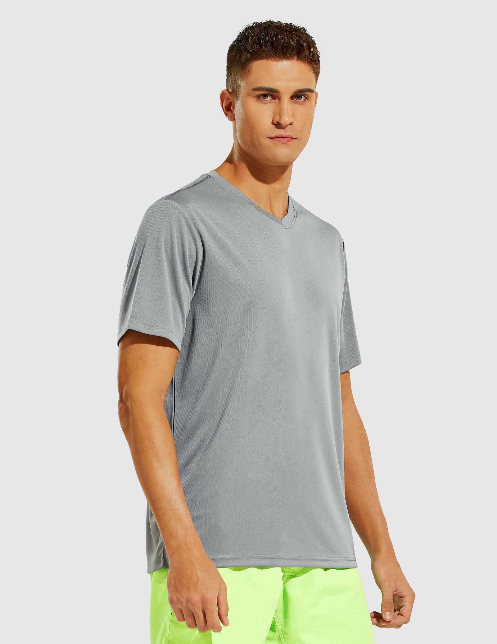 MIER Men's Dry Fit Performance Tees Eco Friendly and Moisture Wicking Men's T-Shirts