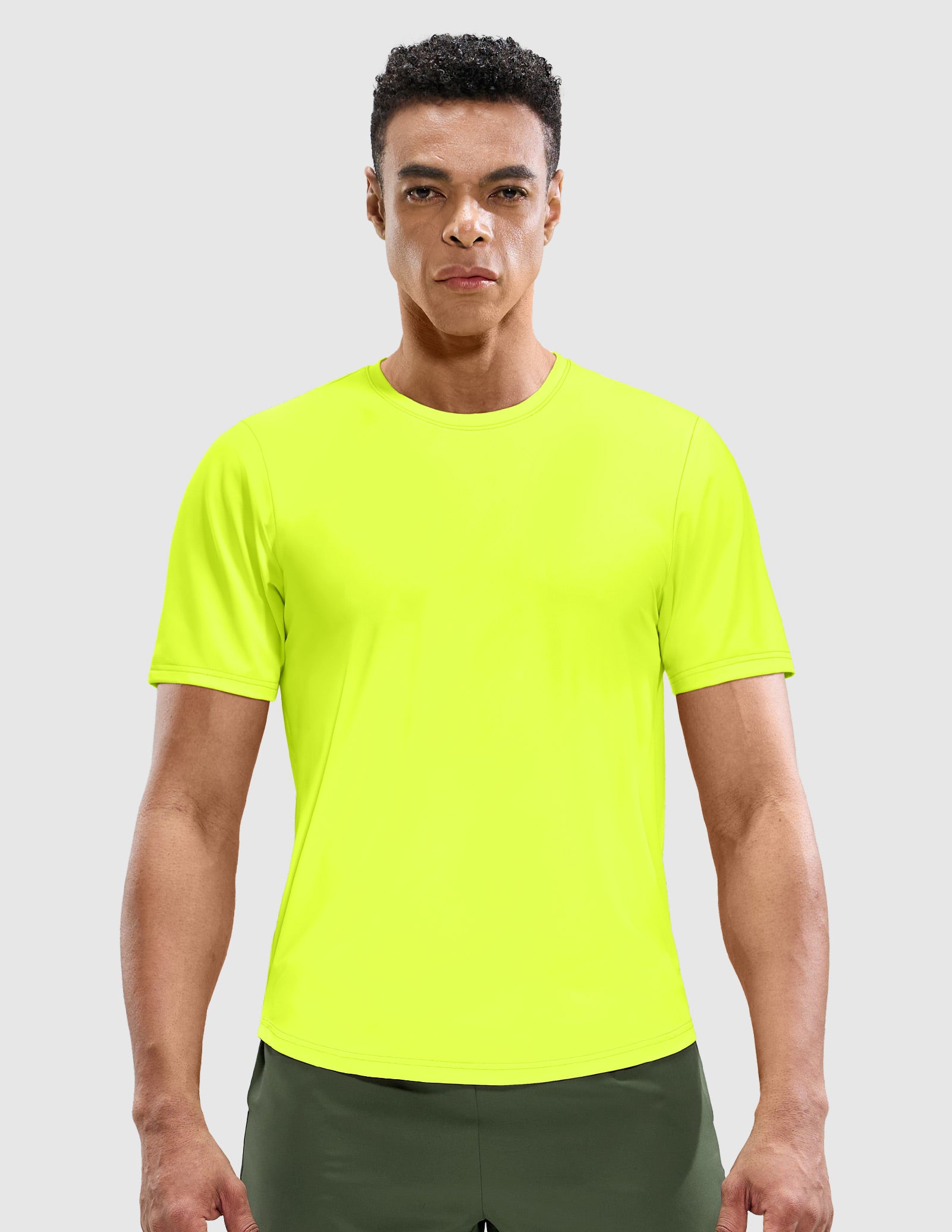 MIER Men’s Workout T-Shirt Dry Fit Short Sleeve UPF 50+ Running Tee Men's T-Shirts