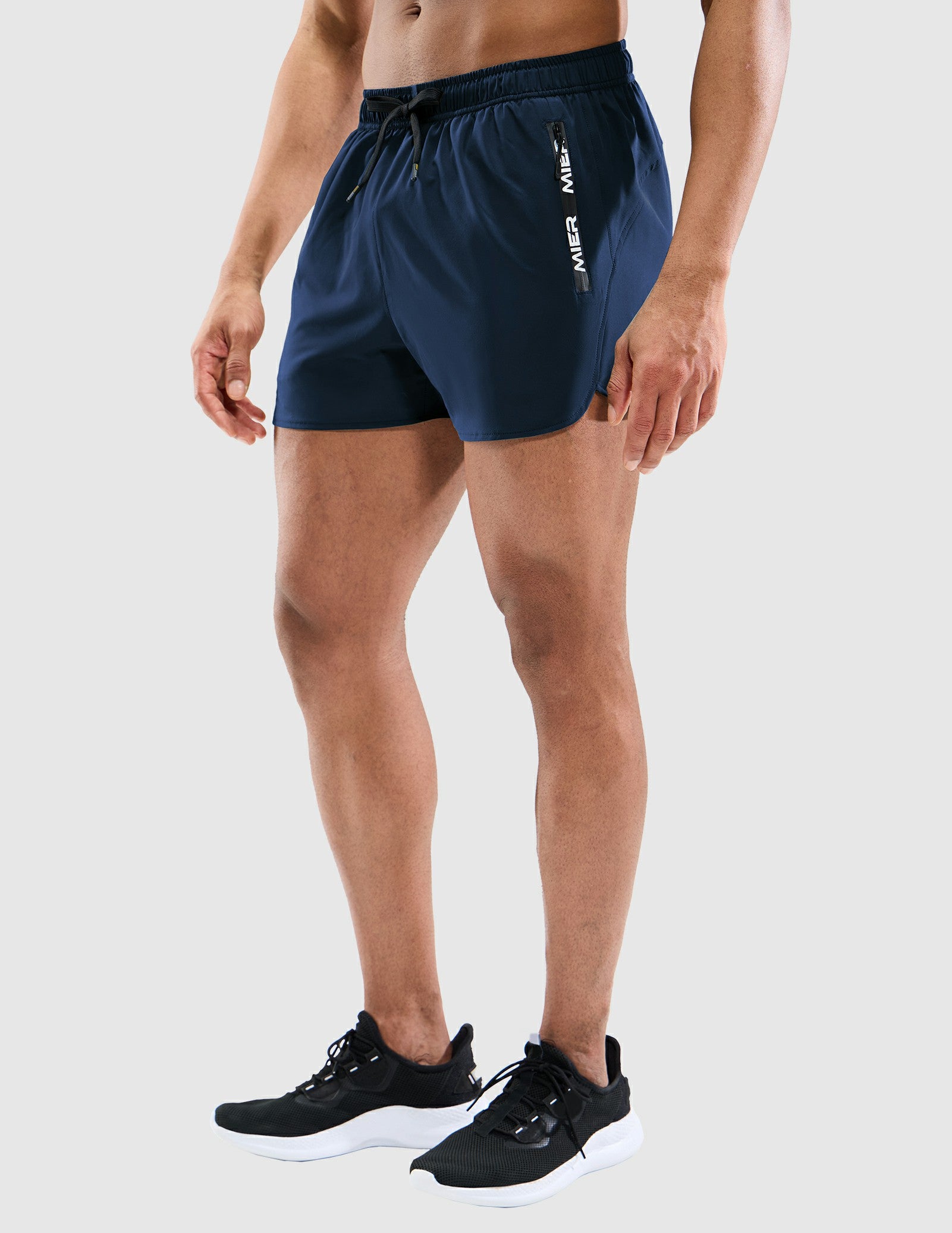 Men's PaceLite Logo Shorts W/Brief 3