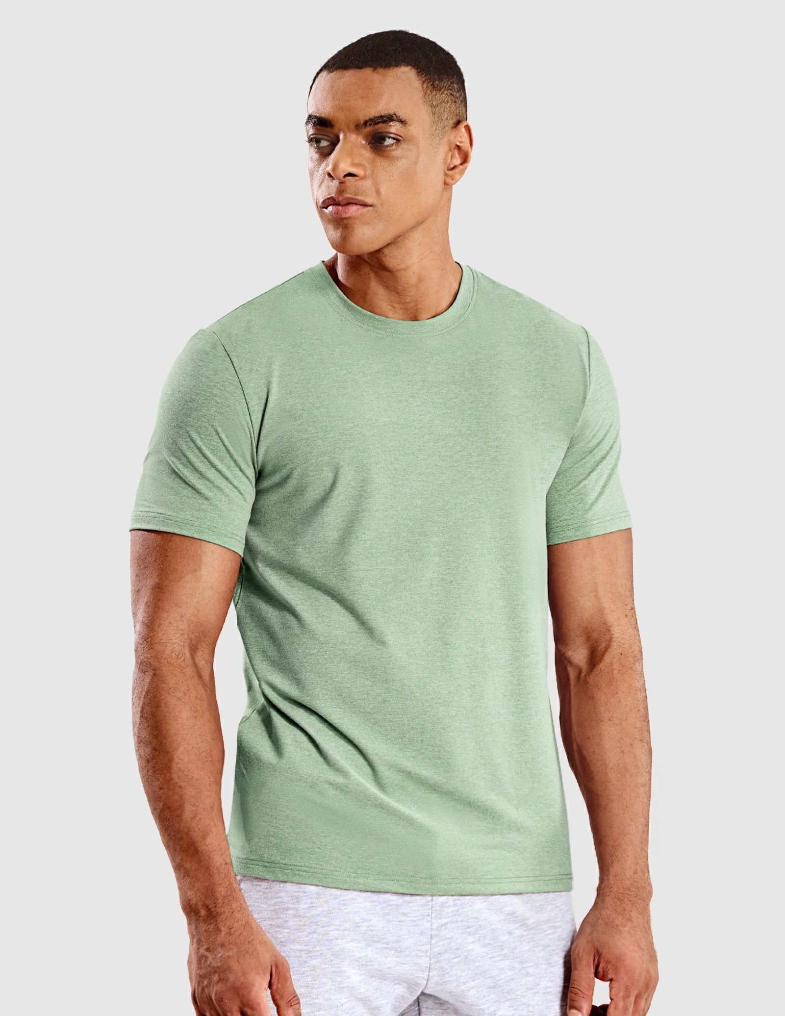 MIER Men’s Buttery Soft Short Sleeve Dry Fit Athletic T-Shirt Men's Shirt