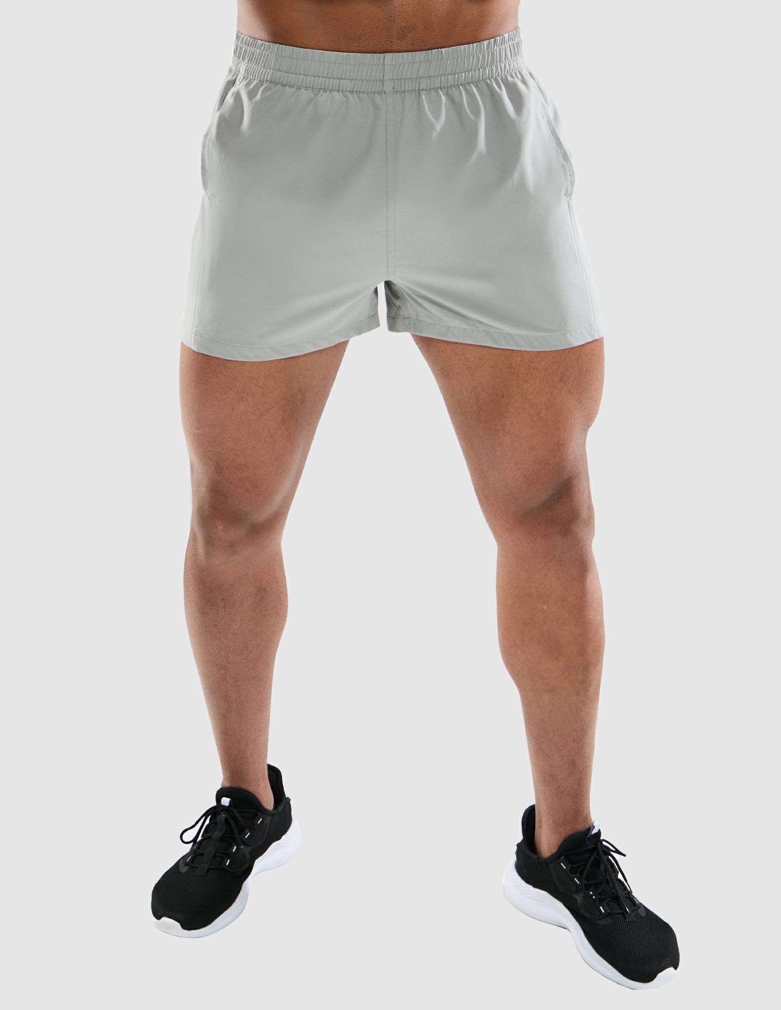 MIER Men's 3 Inch Athletic Running Shorts with Brief Liner Men's Shorts