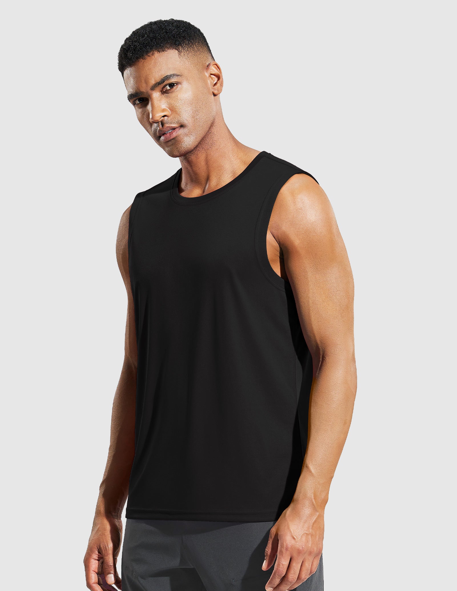 MIER Men’s Cool Running Tank Top Sleeveless Shirt Men's Tank Top