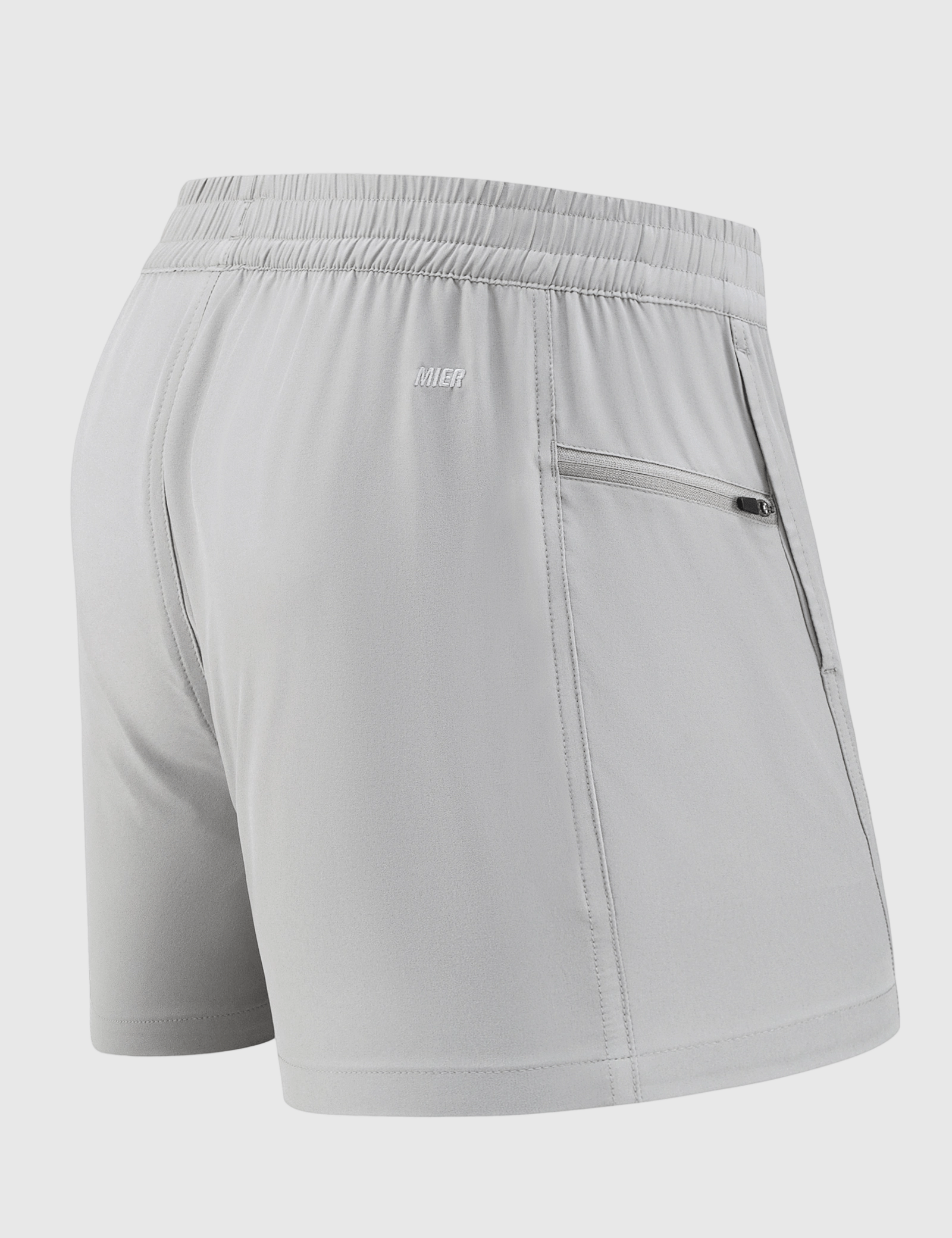MIER Men's 3 Inch Athletic Running Shorts with Brief Liner Men's Shorts