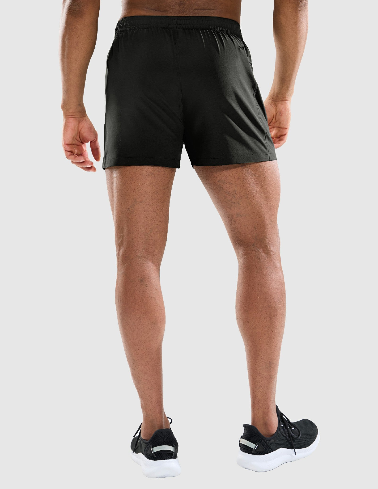 MIER Men's 3 Inch Athletic Running Shorts with Brief Liner Men's Shorts