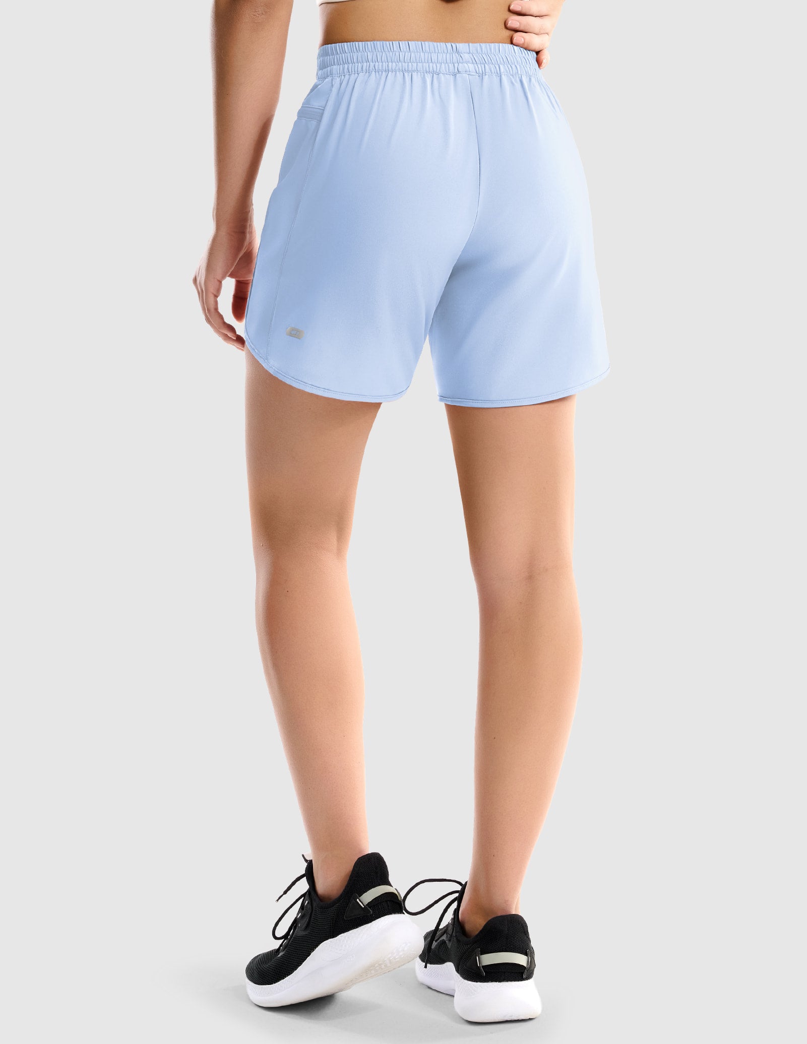 MIER Women’s Running Shorts with Phone Pocket 4” Quick Dry Women Shorts