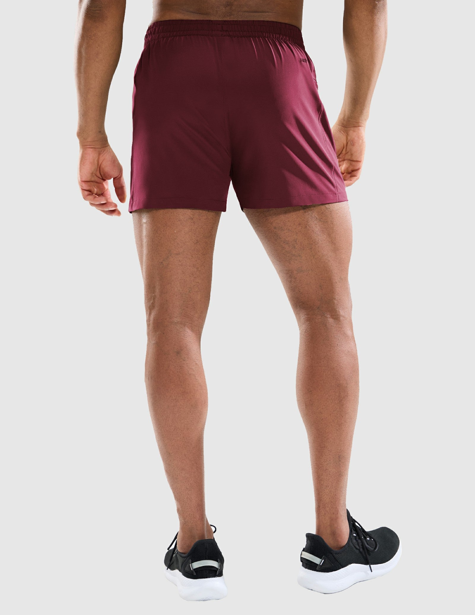 MIER Men's 3 Inch Athletic Running Shorts with Brief Liner Men's Shorts
