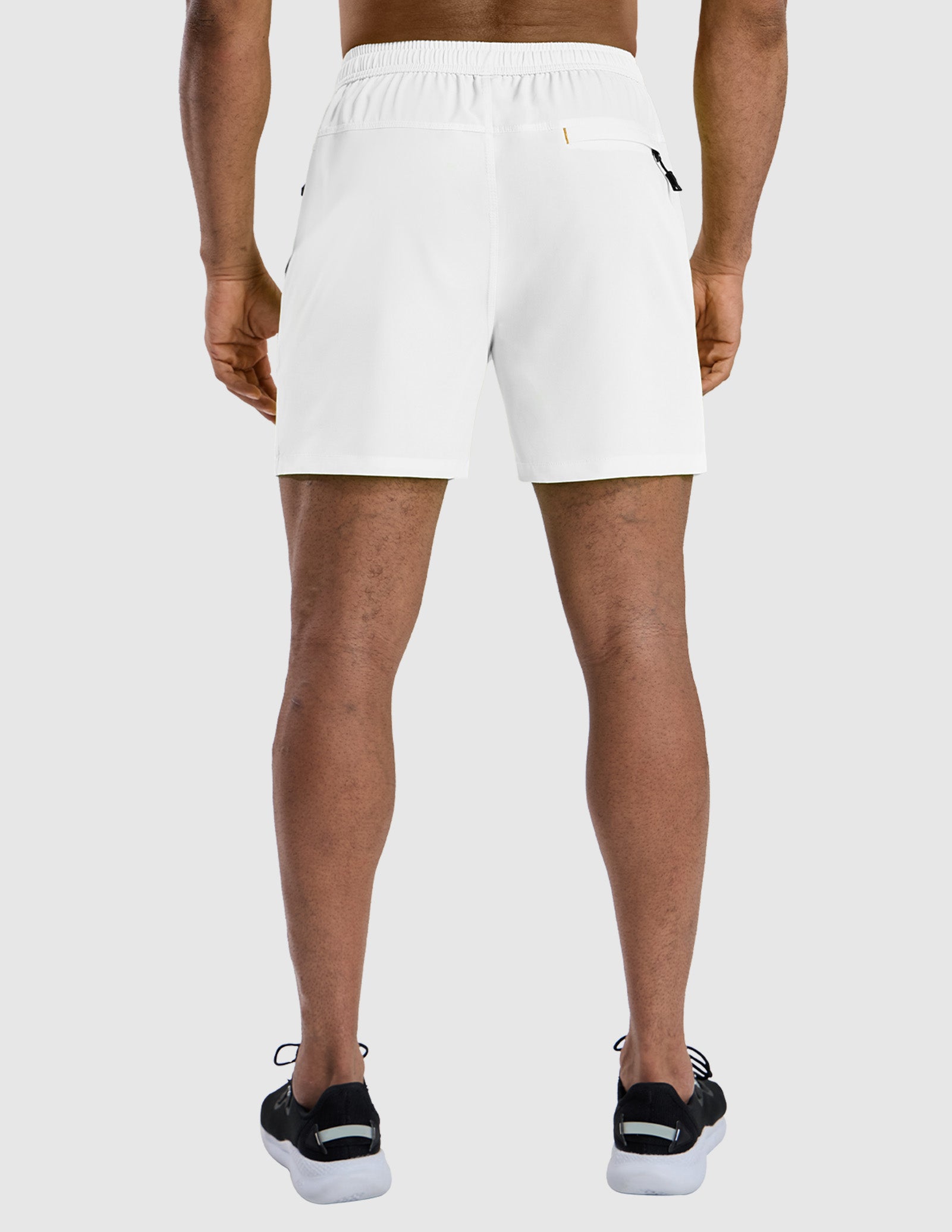 MIER Men's 5 Inch Dry Fit Running Shorts with Zipper Pockets Men's Shorts
