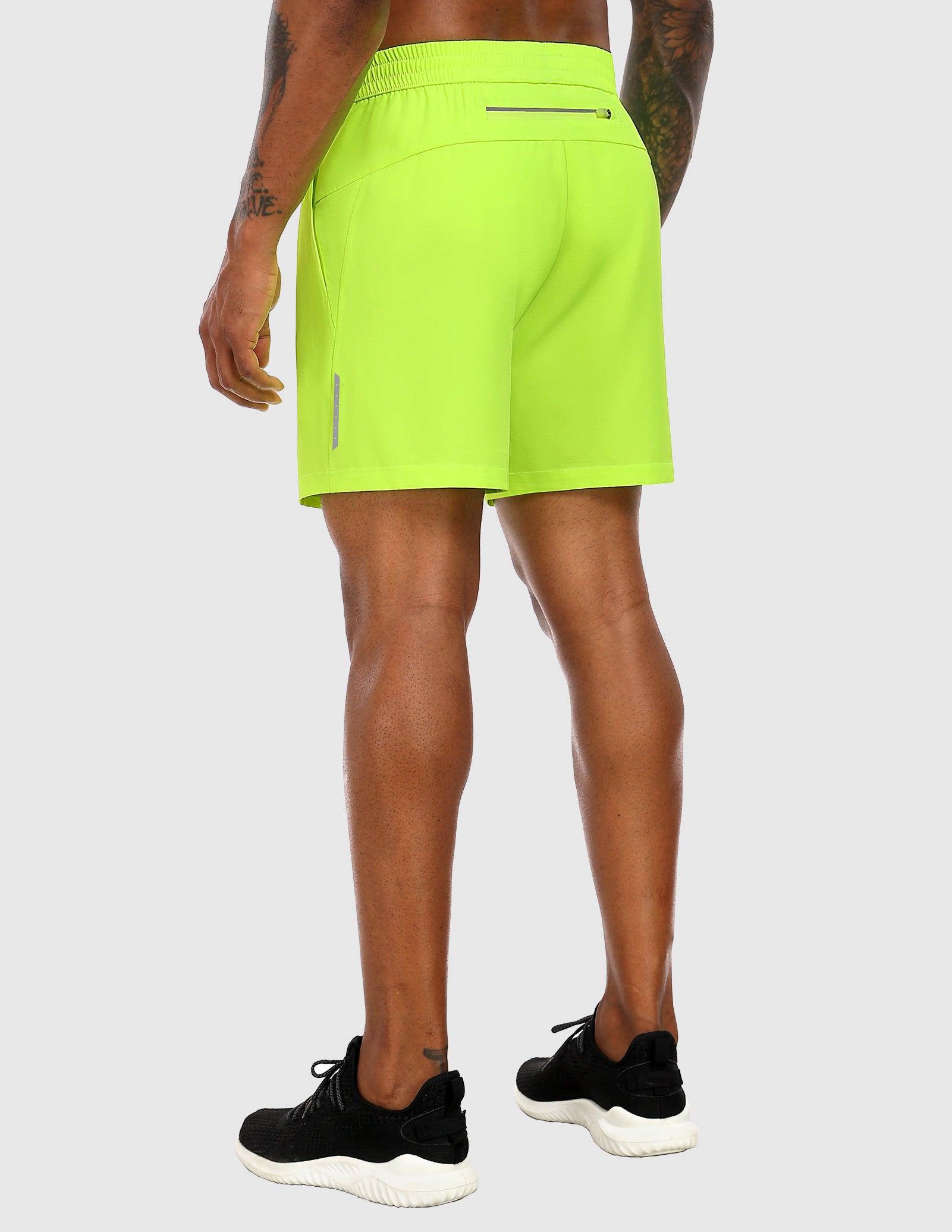 MIER Men's 5" Running Shorts with Phone Pockets, Quick-Dry Fit Men's Shorts