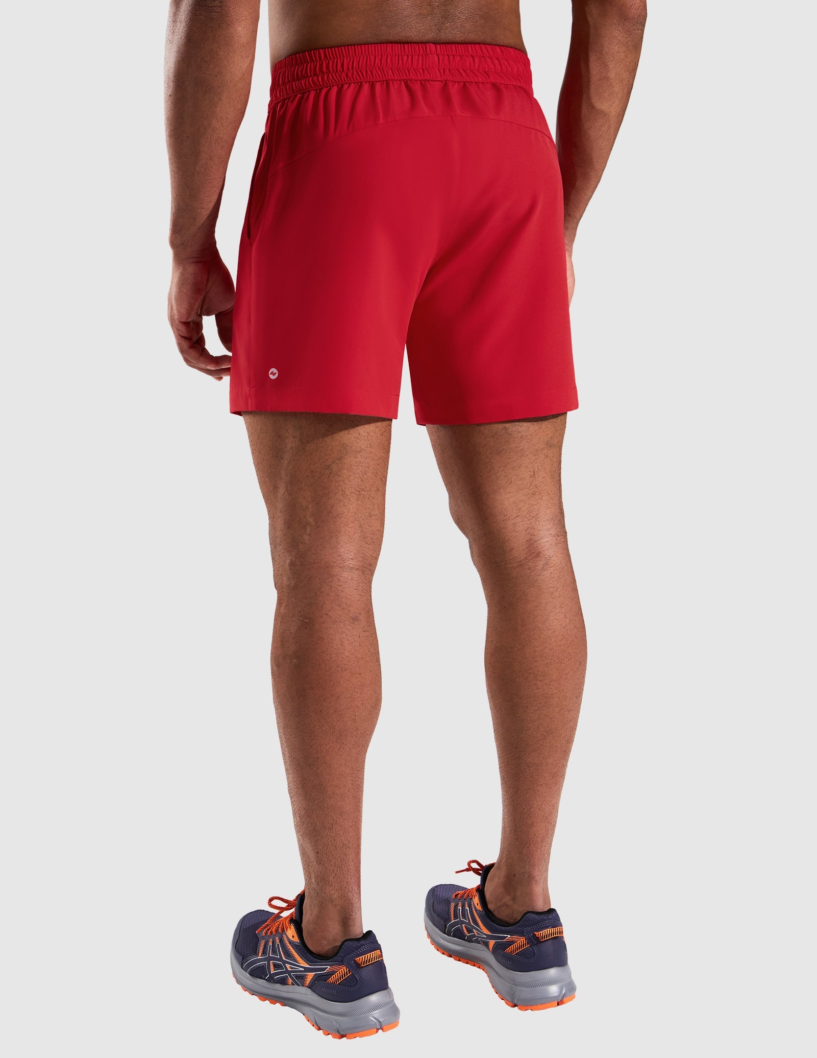 MIER 5" Running Gym Shorts for Men Quick Dry with Zipper Pockets Men's Shorts