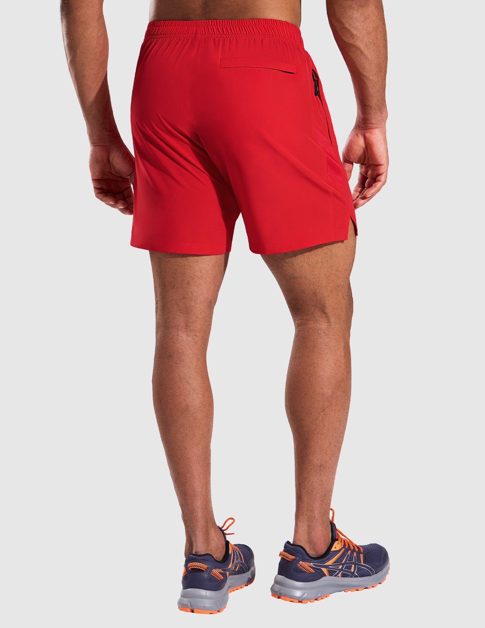 MIER Men’s 5” Running Shorts Quick Dry with Zipper Pockets, No Liner Men's Shorts