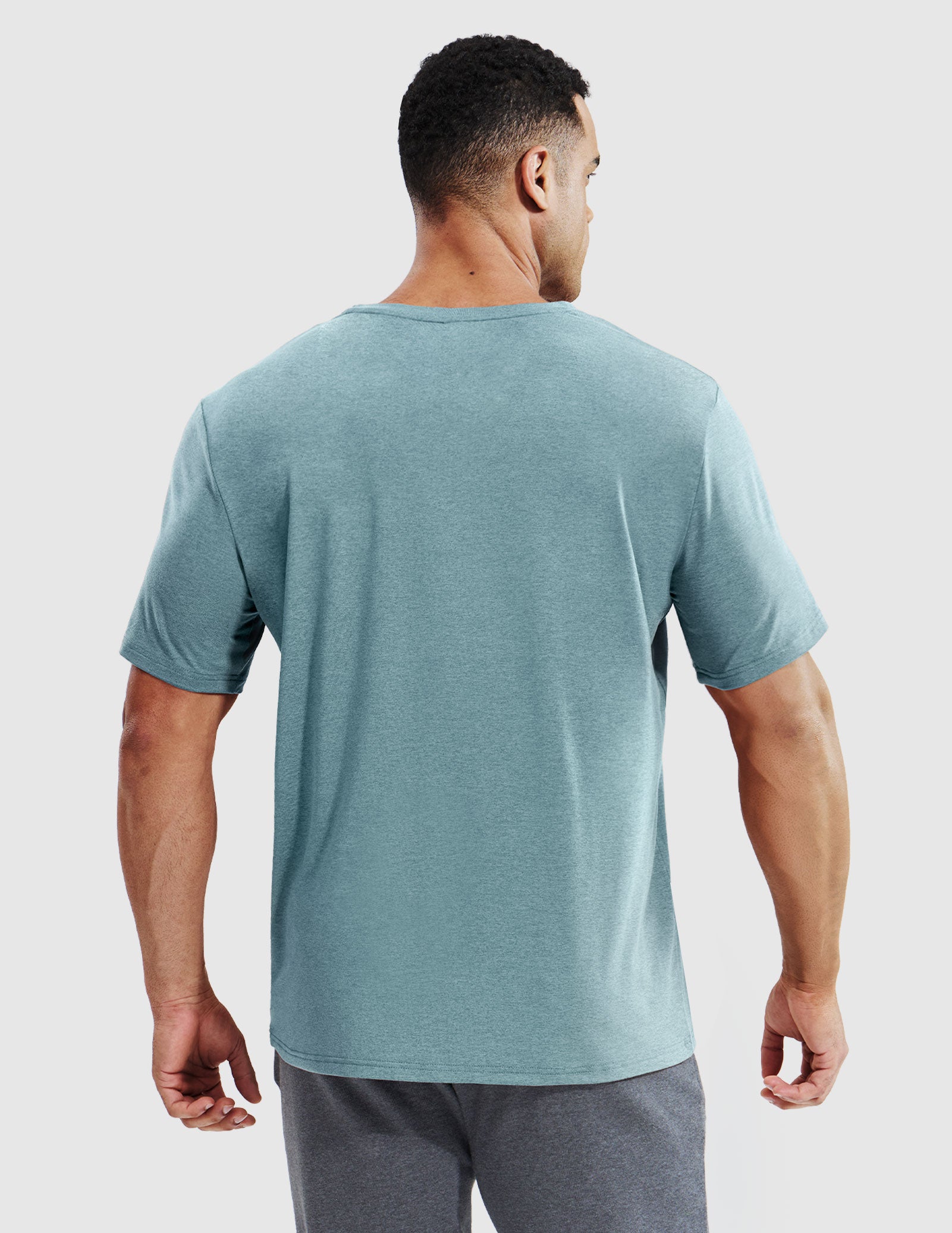 MIER Men’s Buttery Soft Dry Fit V-Neck Workout T-Shirt Men's Shirt