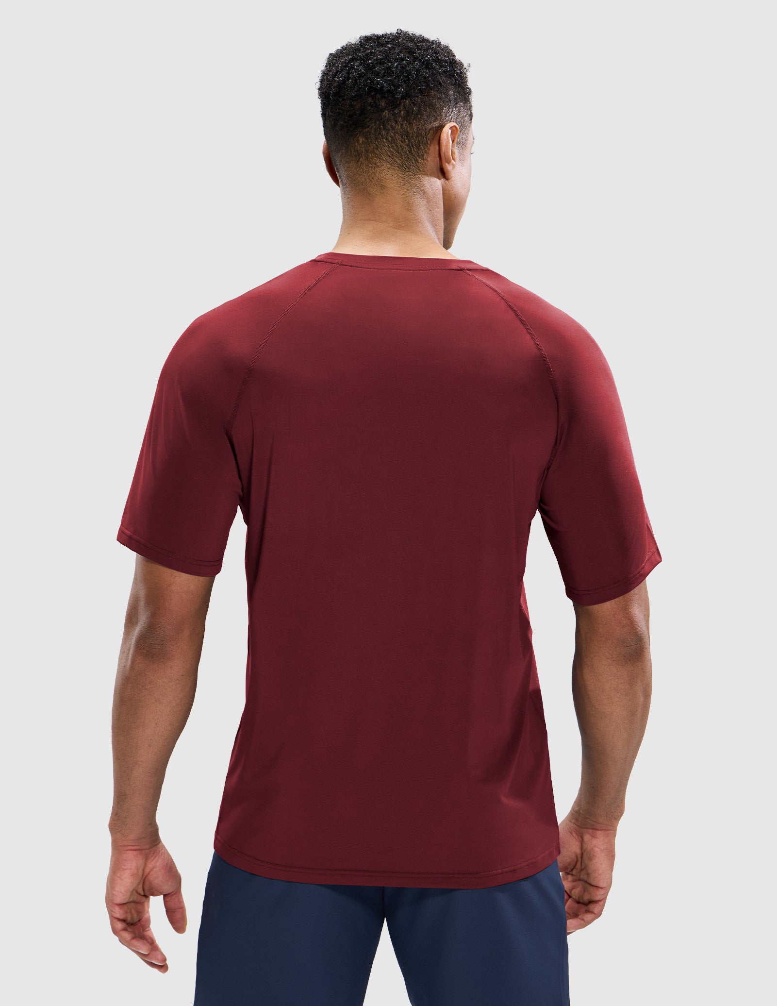 MIER Men's Workout T Shirts Stretchy Quick Dry and Moisture Wicking Men's T-Shirts