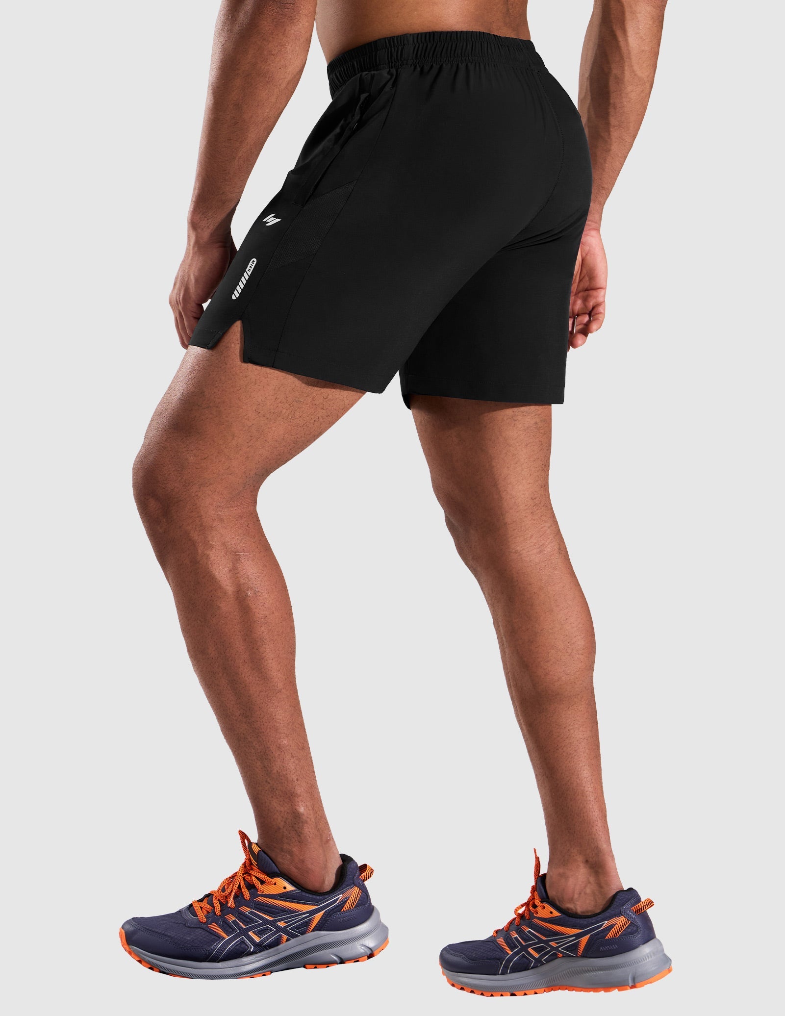 MIER Men’s 5” Running Shorts Quick Dry with Zipper Pockets, No Liner Men's Shorts