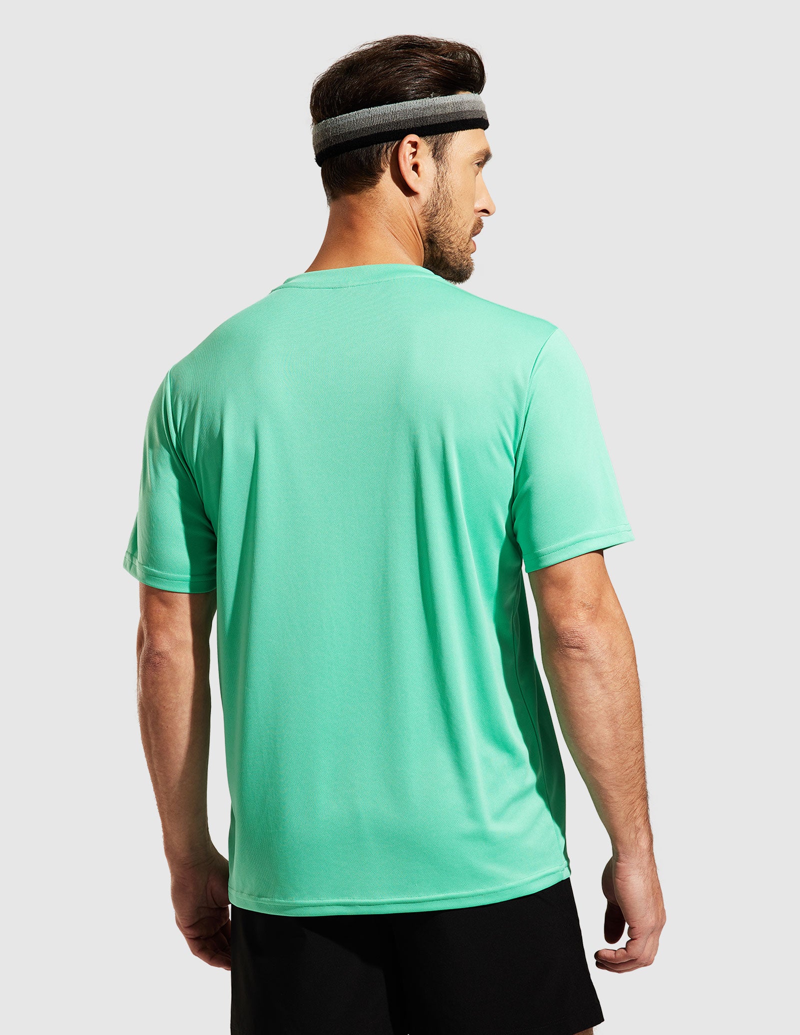 MIER Men's Dry Fit Performance Tees Eco Friendly and Moisture Wicking Men's T-Shirts