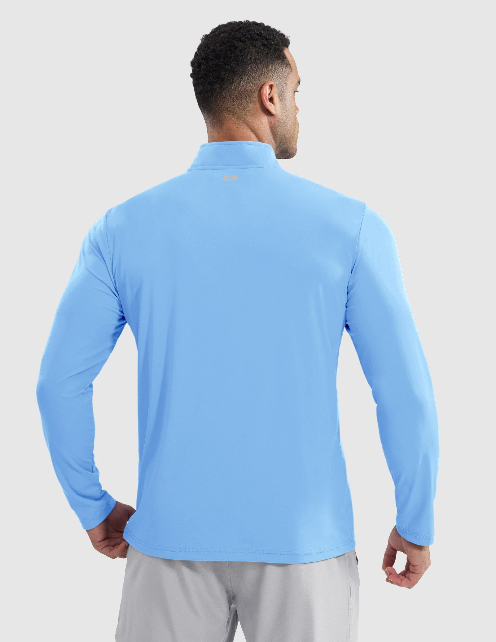  MIER Men's Quarter Zip Athletic Shirt - Moisture-Wicking, UPF 50+, 4-Way Stretch for Running & Outdoor Activities Men's Shirt