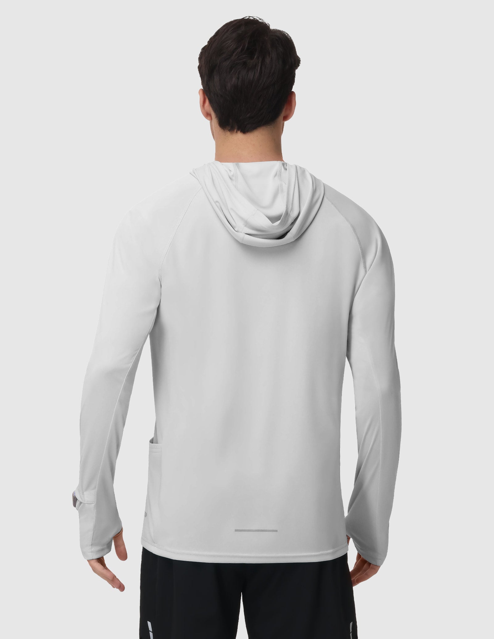 MIER Men's UPF 50+ Running Hoodie Lightweight Sun Protection Shirt Men's T-Shirts