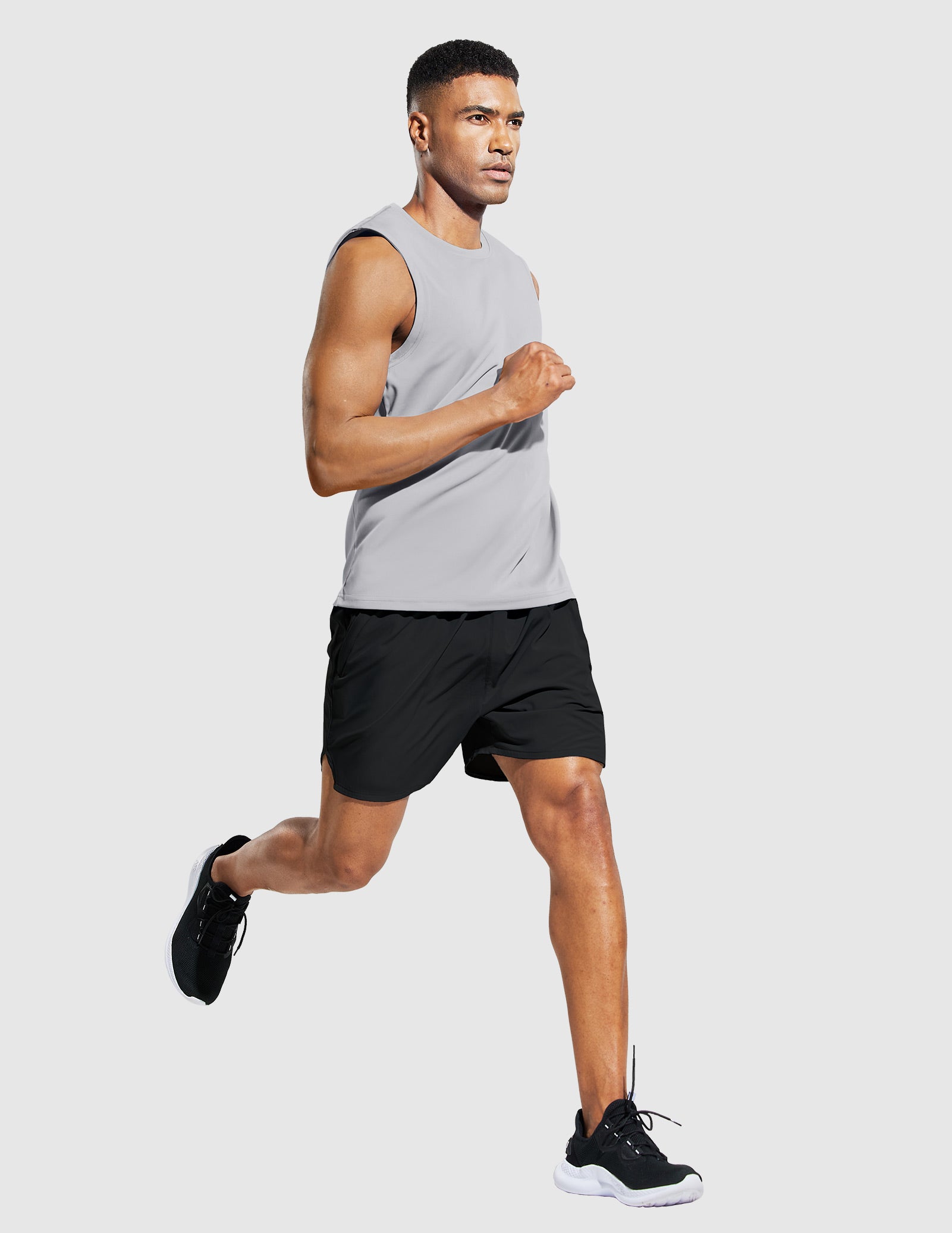 MIER Men’s Cool Running Tank Top Sleeveless Shirt Men's Tank Top