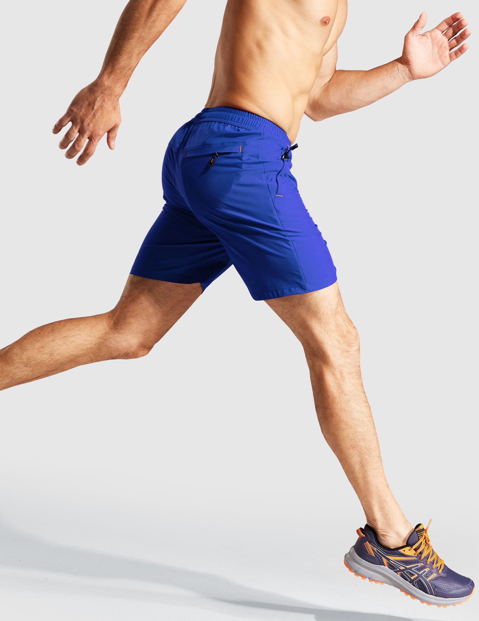 MIER Men's 7 Inch Quick Dry Running Shorts with Phone Pocket Men's Shorts